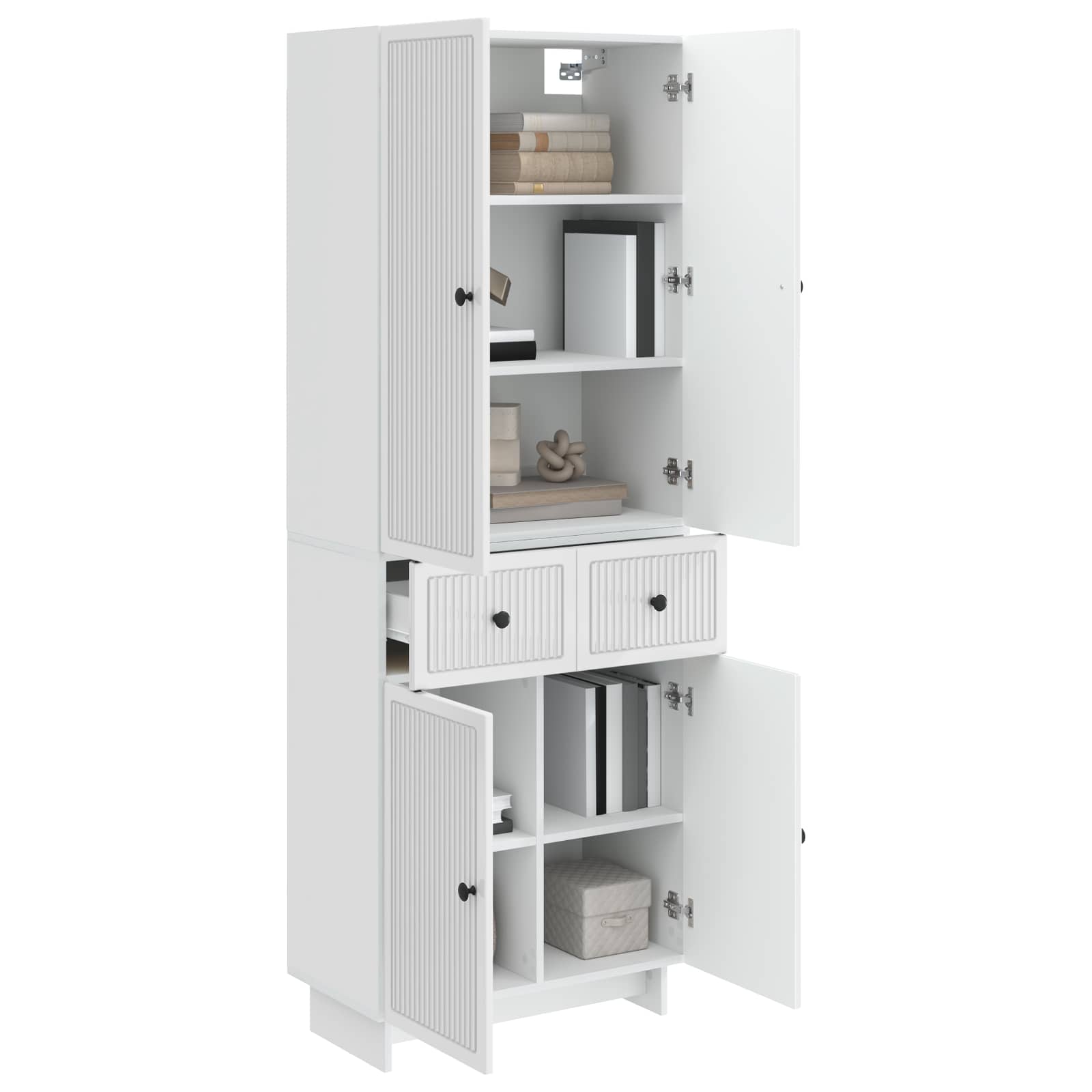 Σέτ Ντουλαπιών 2 pcs 66 x 34,5 x 90 εκ Επεξεργασμένο Ξύλο - Pakobazaar