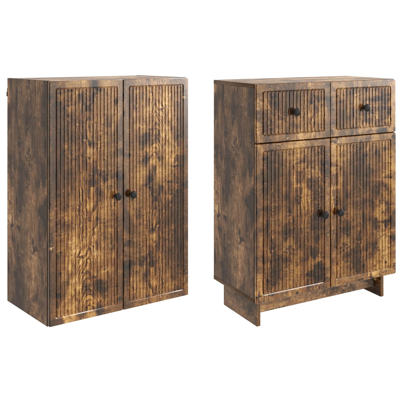 Σέτ Ντουλαπιών 2 pcs 66 x 34,5 x 90 εκ Επεξεργασμένο Ξύλο - Pakobazaar