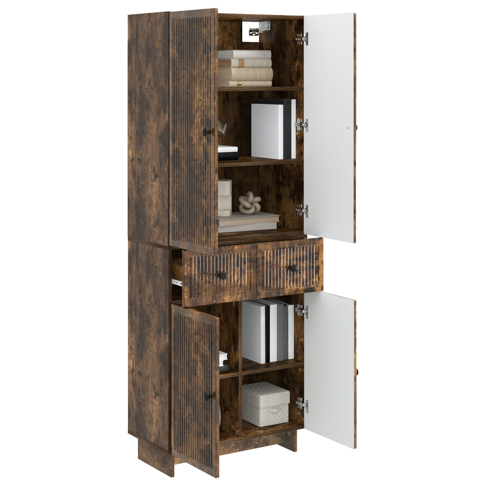 Σέτ Ντουλαπιών 2 pcs 66 x 34,5 x 90 εκ Επεξεργασμένο Ξύλο - Pakobazaar