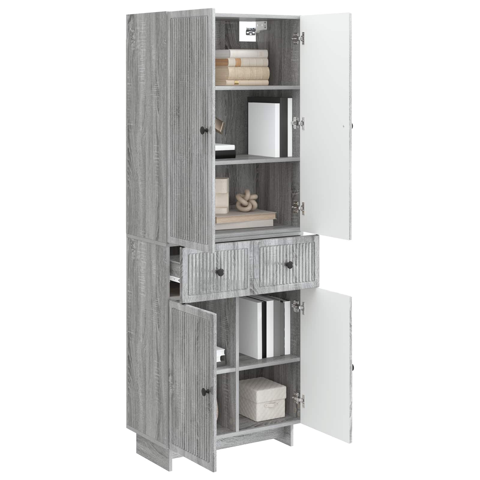 Σέτ Ντουλαπιών 2 pcs 66 x 34,5 x 90 εκ Επεξεργασμένο Ξύλο - Pakobazaar