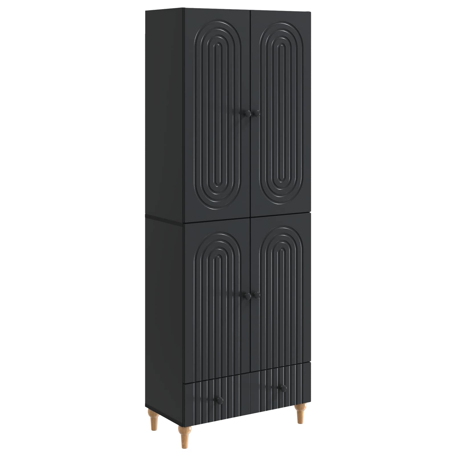 Σέτ Ντουλαπιών 2 pcs 66 x 34,5 x 95 εκ. Επεξεργασμένο Ξύλο - Pakobazaar