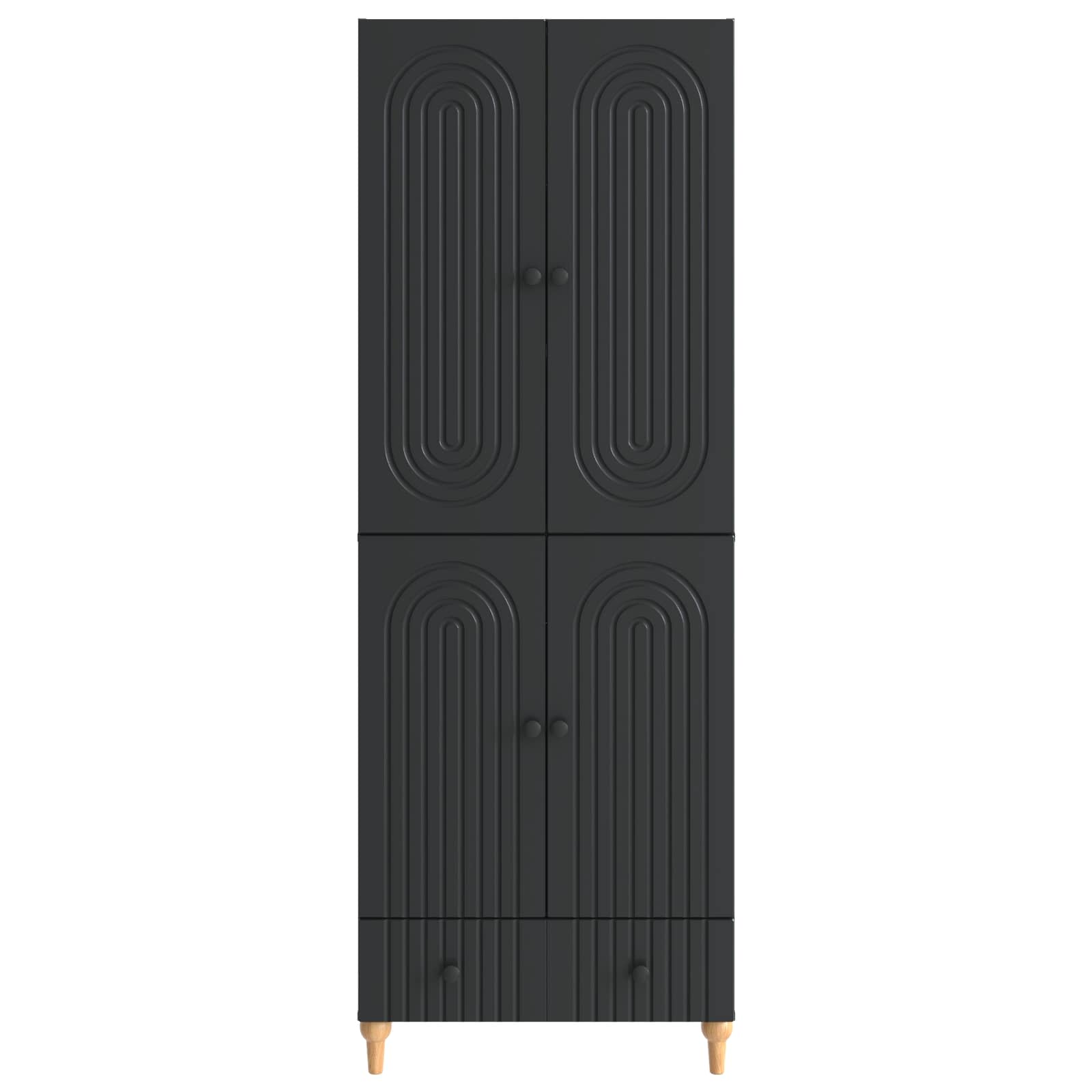 Σέτ Ντουλαπιών 2 pcs 66 x 34,5 x 95 εκ. Επεξεργασμένο Ξύλο - Pakobazaar