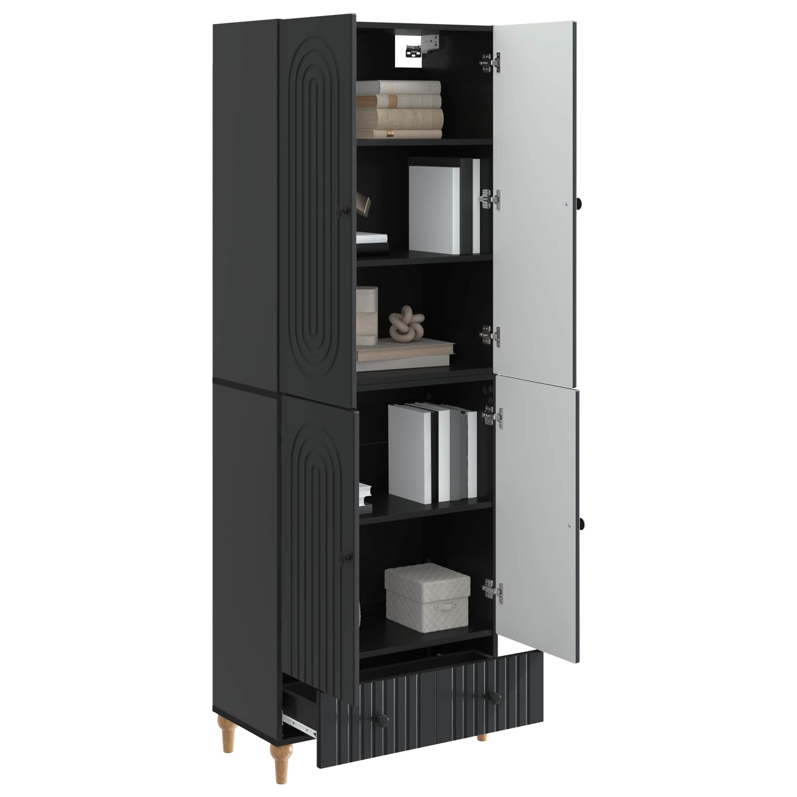 Σέτ Ντουλαπιών 2 pcs 66 x 34,5 x 95 εκ. Επεξεργασμένο Ξύλο - Pakobazaar