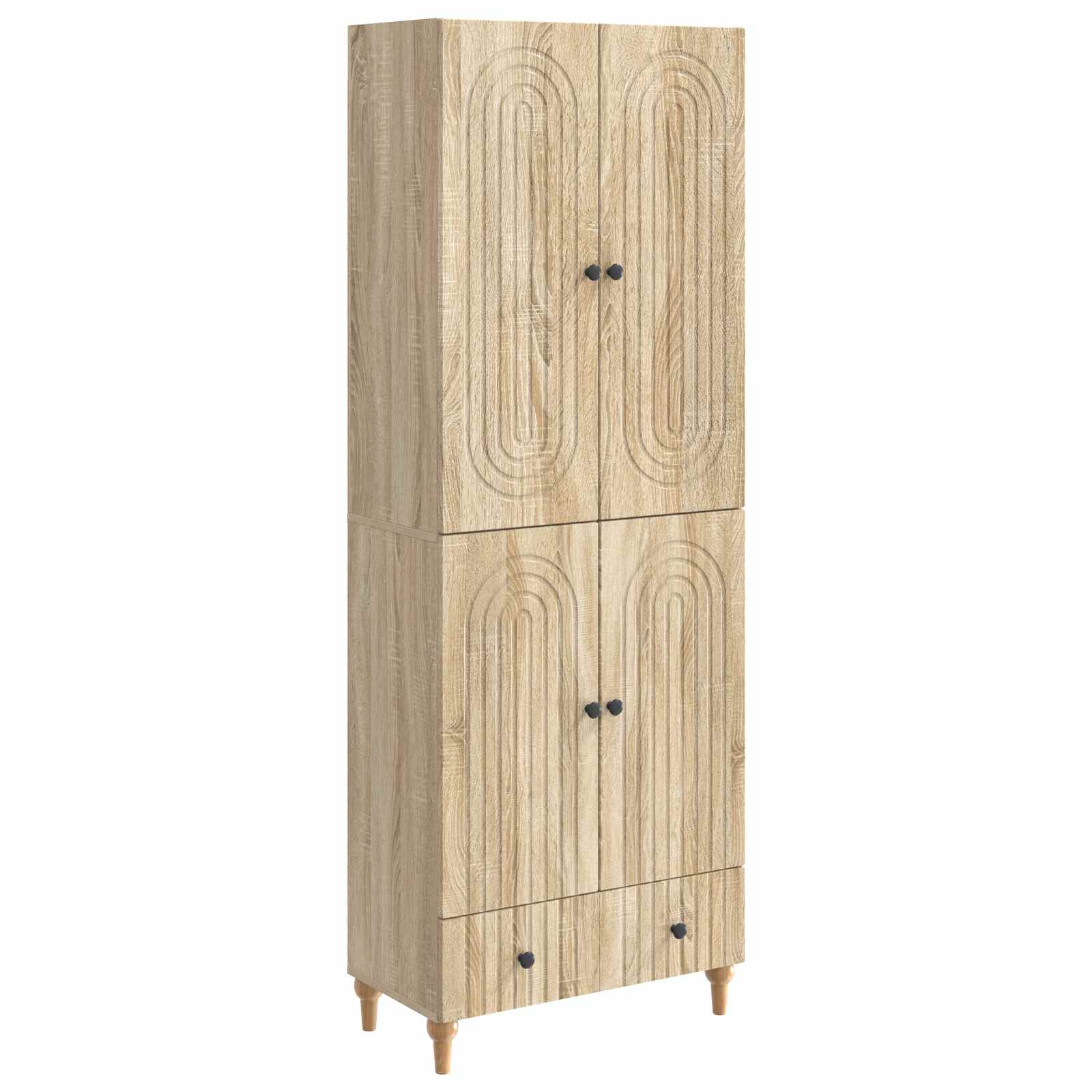Σέτ Ντουλαπιών 2 pcs 66 x 34,5 x 95 εκ. Επεξεργασμένο Ξύλο - Pakobazaar
