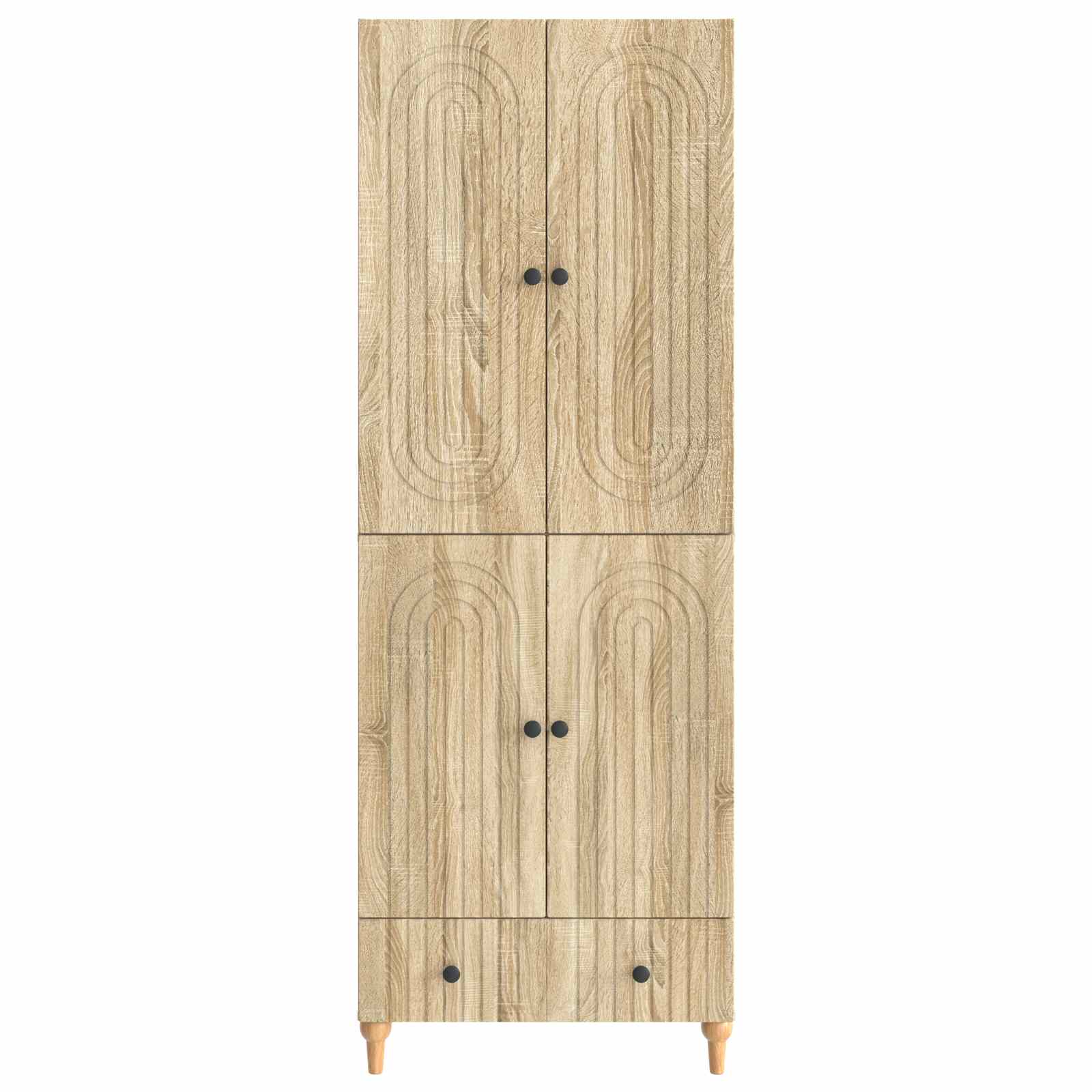 Σέτ Ντουλαπιών 2 pcs 66 x 34,5 x 95 εκ. Επεξεργασμένο Ξύλο - Pakobazaar