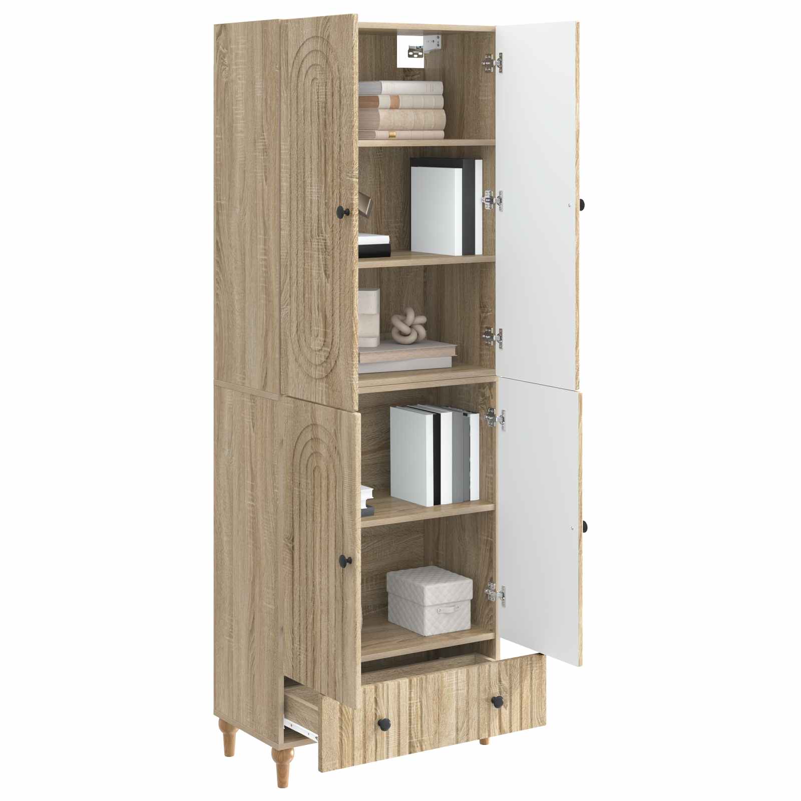 Σέτ Ντουλαπιών 2 pcs 66 x 34,5 x 95 εκ. Επεξεργασμένο Ξύλο - Pakobazaar