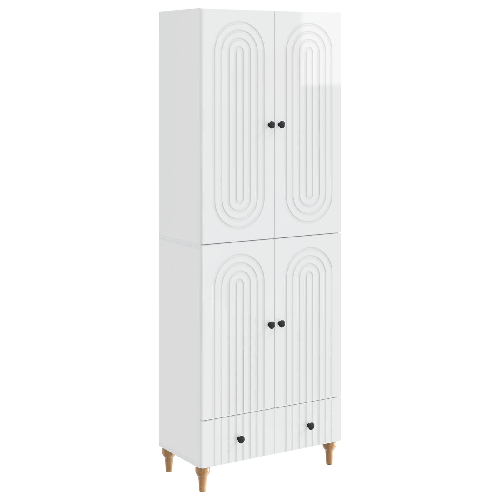 Σέτ Ντουλαπιών 2 pcs 66 x 34,5 x 95 εκ. Επεξεργασμένο Ξύλο - Pakobazaar