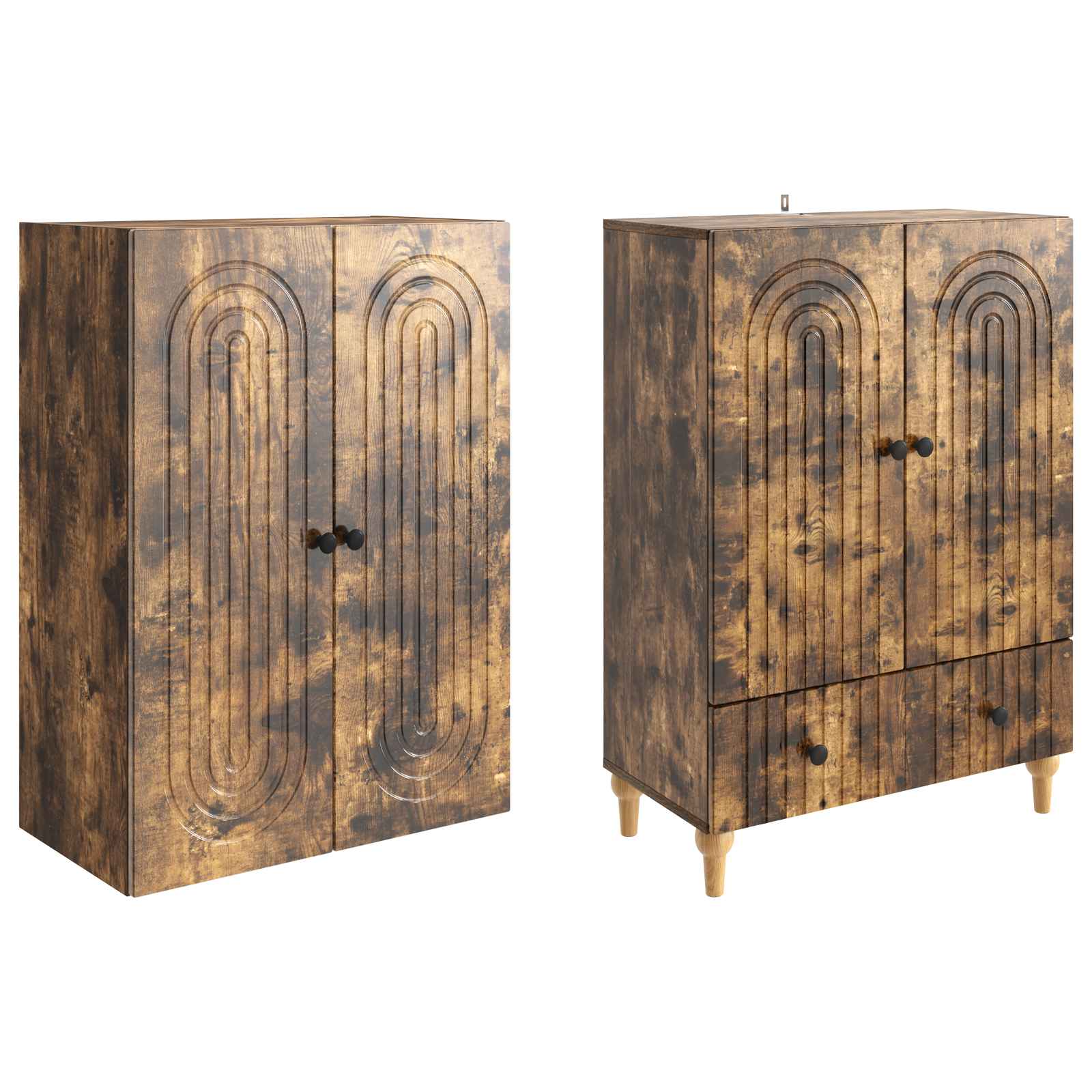 Σέτ Ντουλαπιών 2 pcs 66 x 34,5 x 95 εκ. Επεξεργασμένο Ξύλο - Pakobazaar