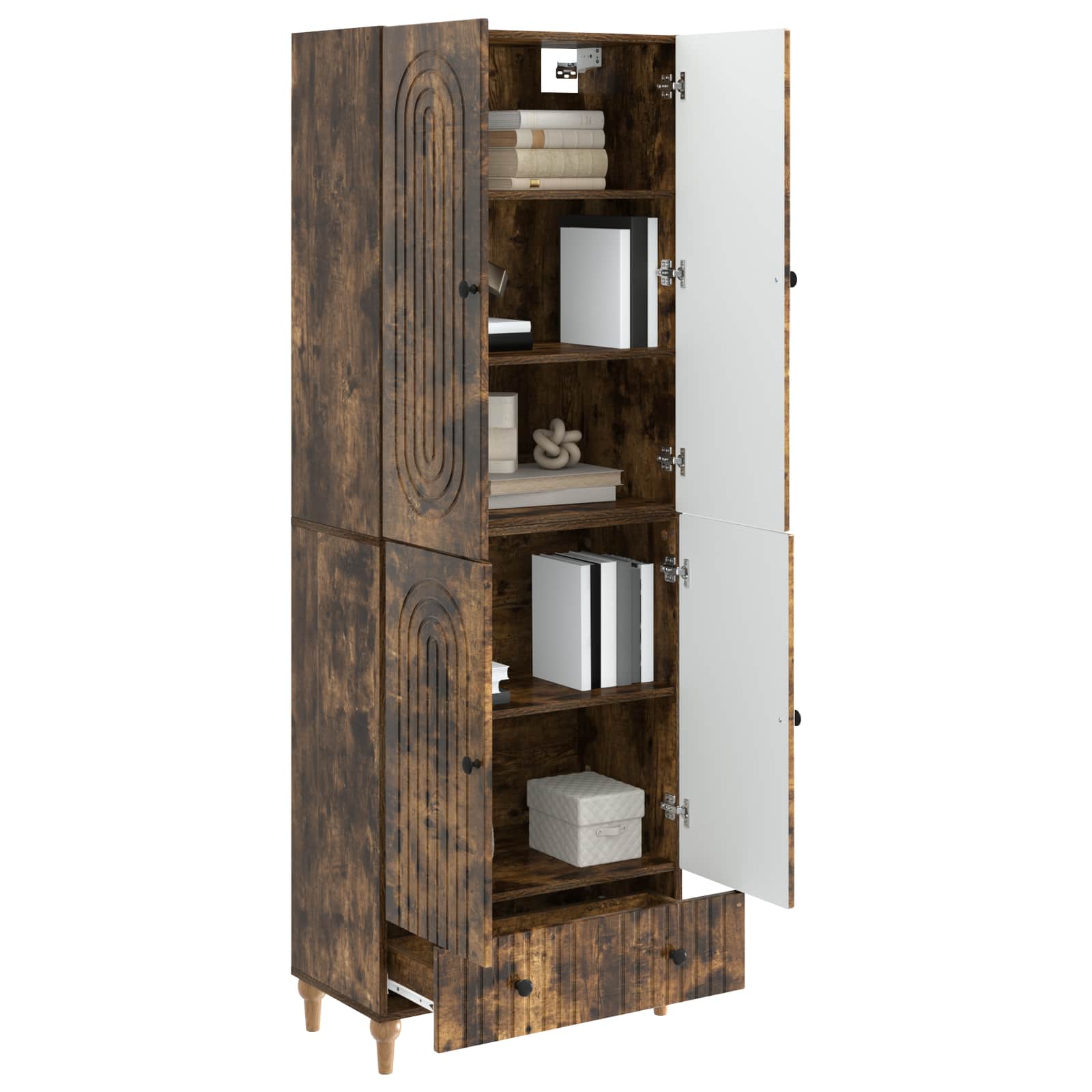 Σέτ Ντουλαπιών 2 pcs 66 x 34,5 x 95 εκ. Επεξεργασμένο Ξύλο - Pakobazaar