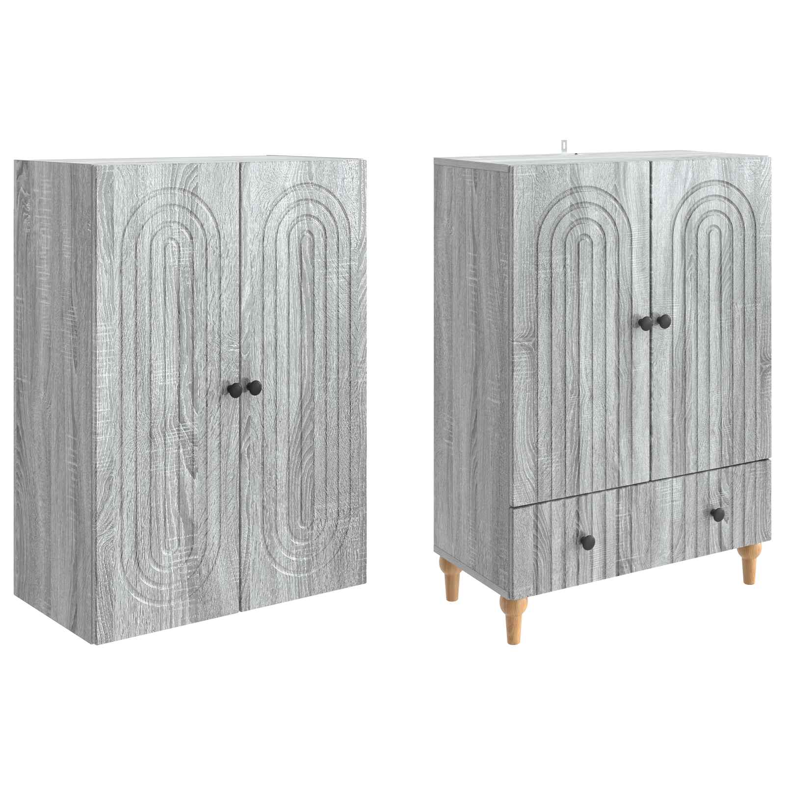 Σέτ Ντουλαπιών 2 pcs 66 x 34,5 x 95 εκ. Επεξεργασμένο Ξύλο - Pakobazaar