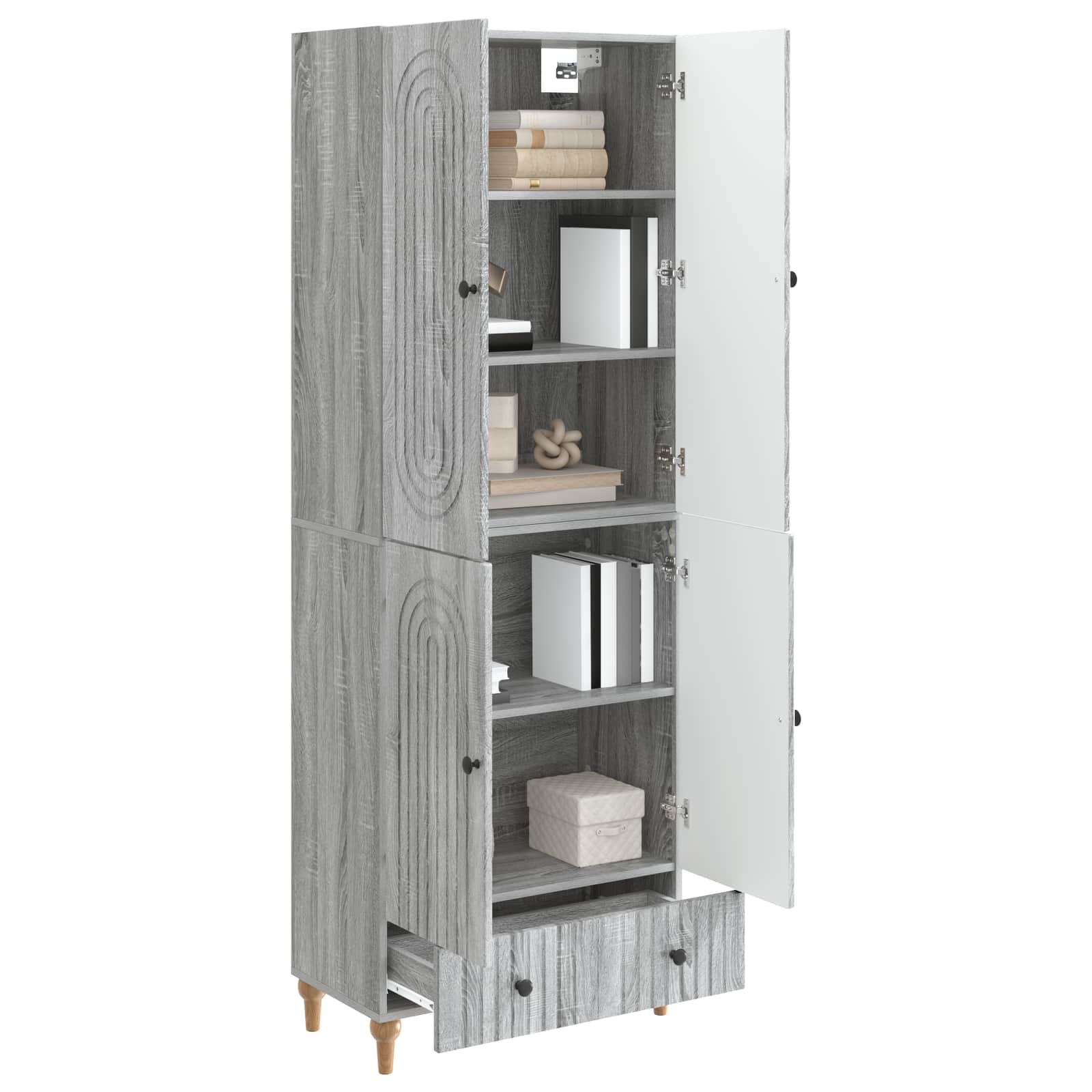 Σέτ Ντουλαπιών 2 pcs 66 x 34,5 x 95 εκ. Επεξεργασμένο Ξύλο - Pakobazaar