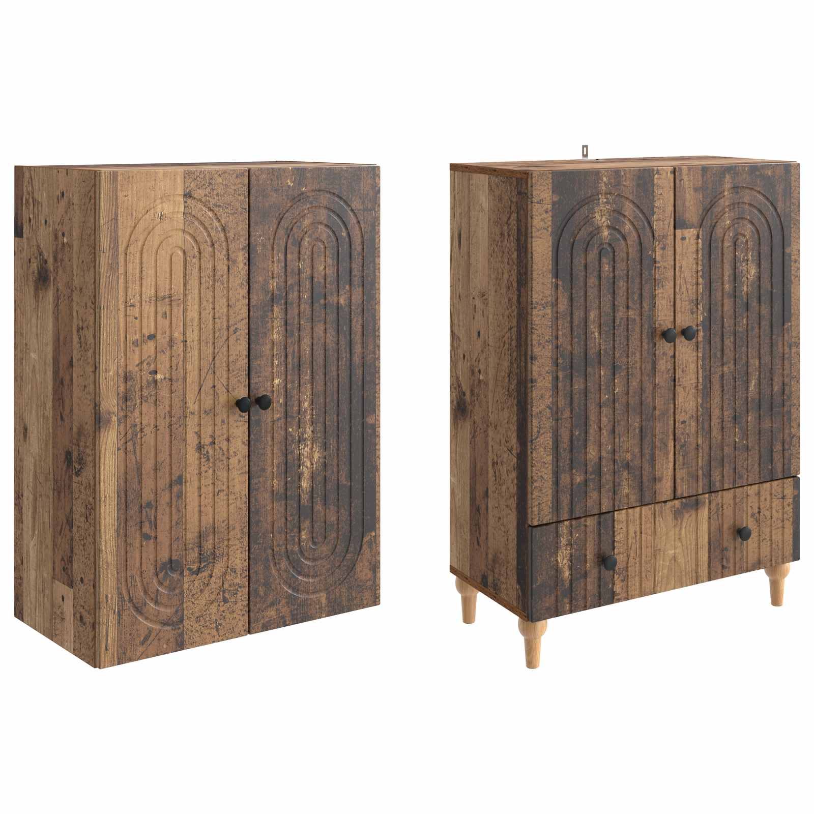 Σέτ Ντουλαπιών 2 pcs 66 x 34,5 x 95 εκ. Επεξεργασμένο Ξύλο - Pakobazaar