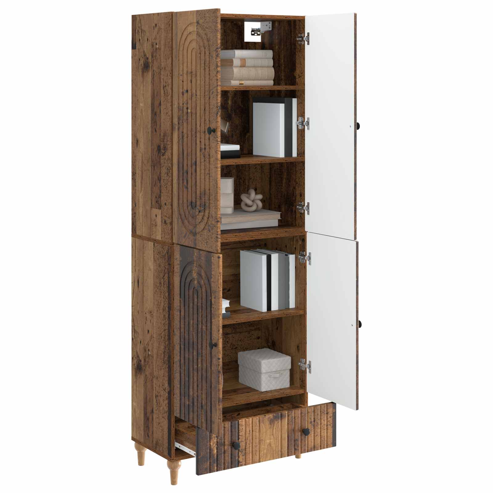 Σέτ Ντουλαπιών 2 pcs 66 x 34,5 x 95 εκ. Επεξεργασμένο Ξύλο - Pakobazaar
