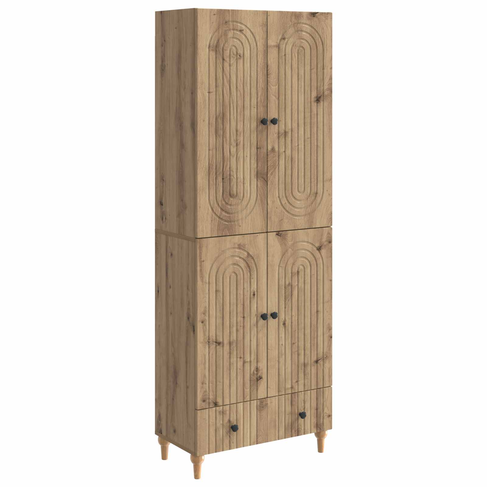Σέτ Ντουλαπιών 2 pcs 66 x 34,5 x 95 εκ. Επεξεργασμένο Ξύλο - Pakobazaar