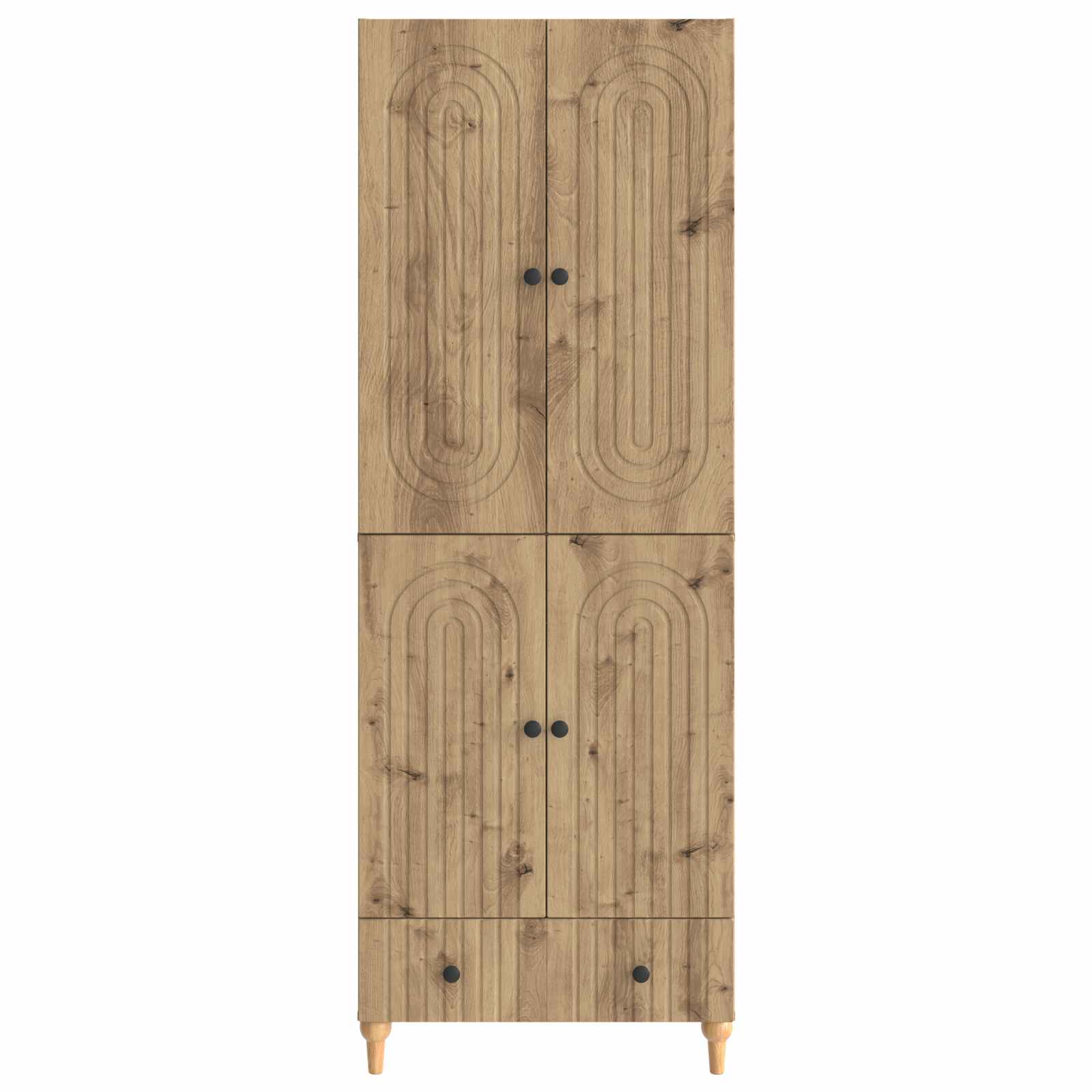 Σέτ Ντουλαπιών 2 pcs 66 x 34,5 x 95 εκ. Επεξεργασμένο Ξύλο - Pakobazaar