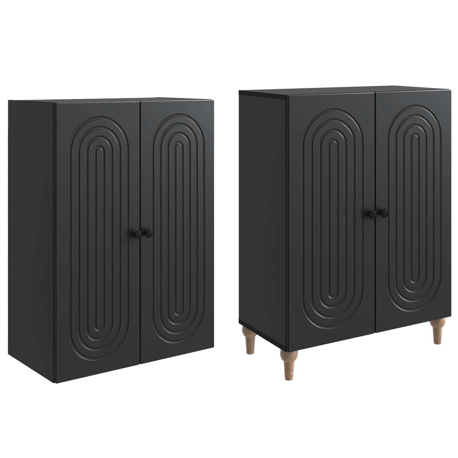 Σέτ Ντουλαπιών 2 pcs 66 x 34,5 x 90 εκ Επεξεργασμένο Ξύλο - Pakobazaar