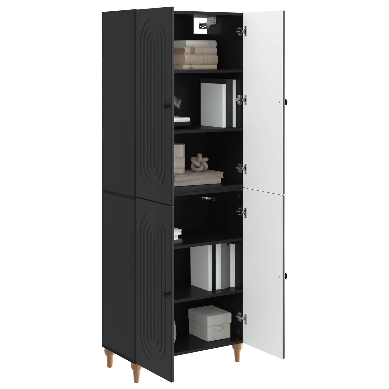 Σέτ Ντουλαπιών 2 pcs 66 x 34,5 x 90 εκ Επεξεργασμένο Ξύλο - Pakobazaar