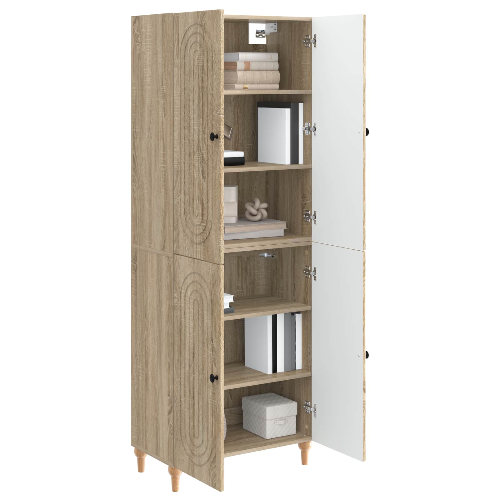 Σέτ Ντουλαπιών 2 pcs 66 x 34,5 x 90 εκ Επεξεργασμένο Ξύλο - Pakobazaar