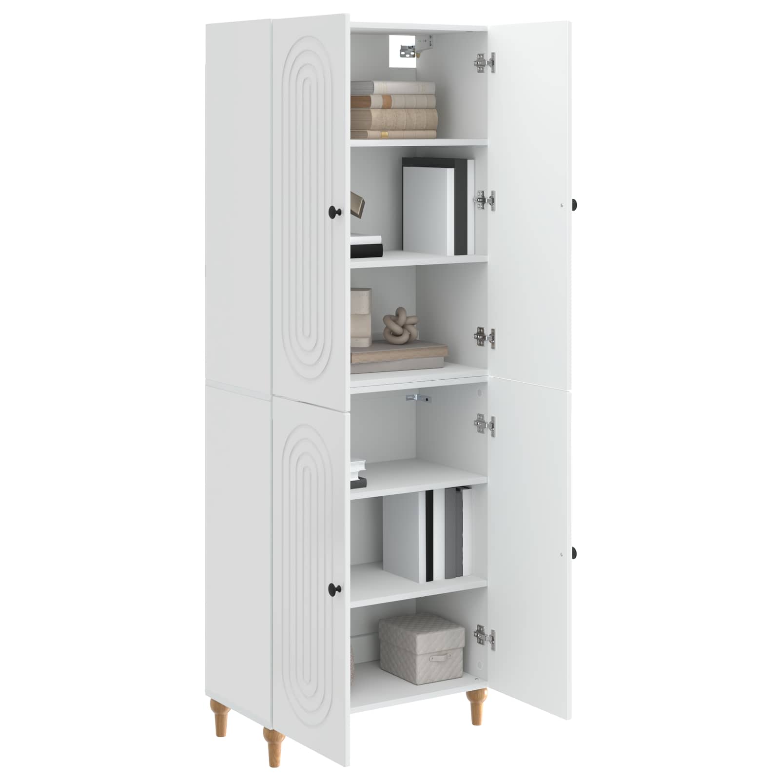 Σέτ Ντουλαπιών 2 pcs 66 x 34,5 x 90 εκ Επεξεργασμένο Ξύλο - Pakobazaar