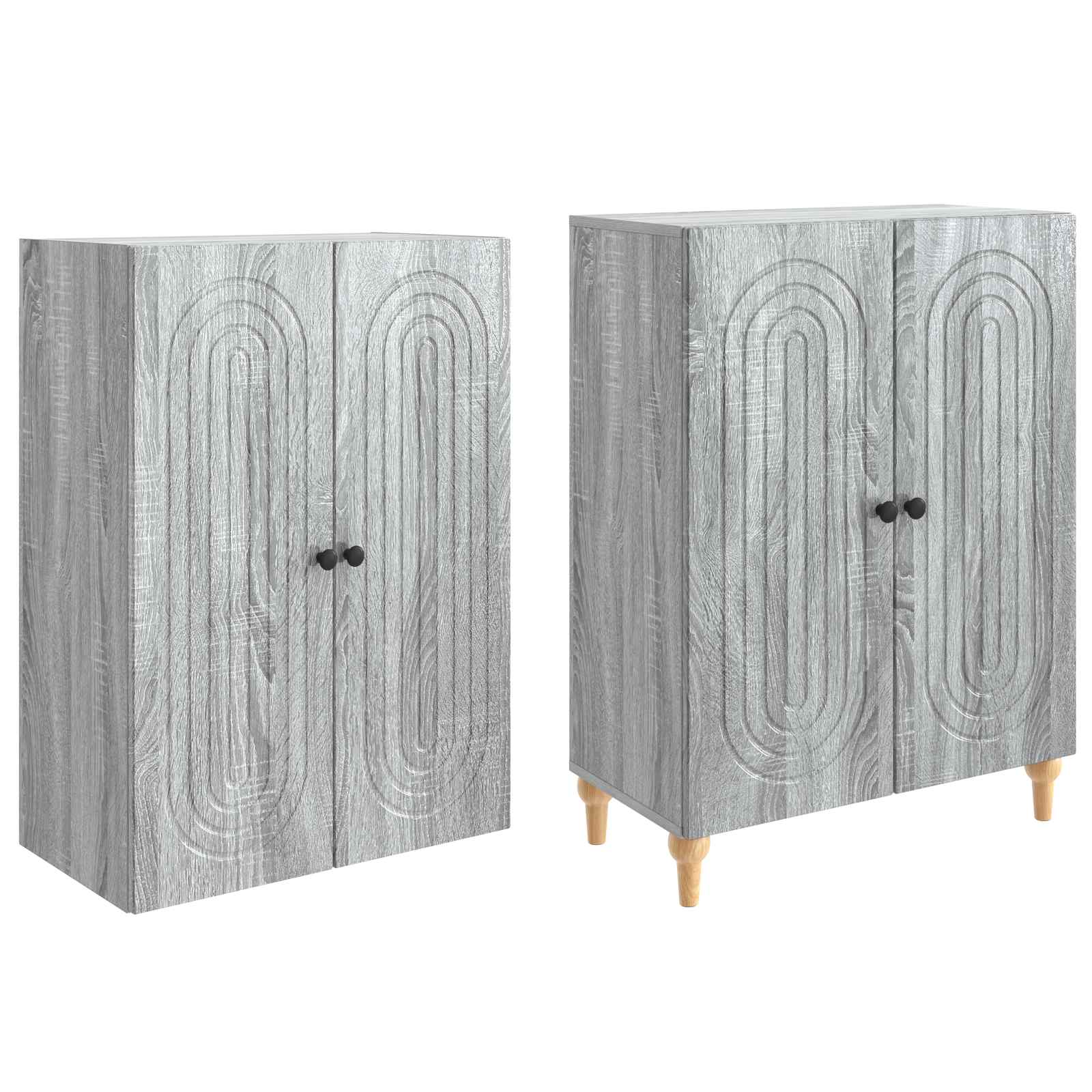 Σέτ Ντουλαπιών 2 pcs 66 x 34,5 x 90 εκ Επεξεργασμένο Ξύλο - Pakobazaar