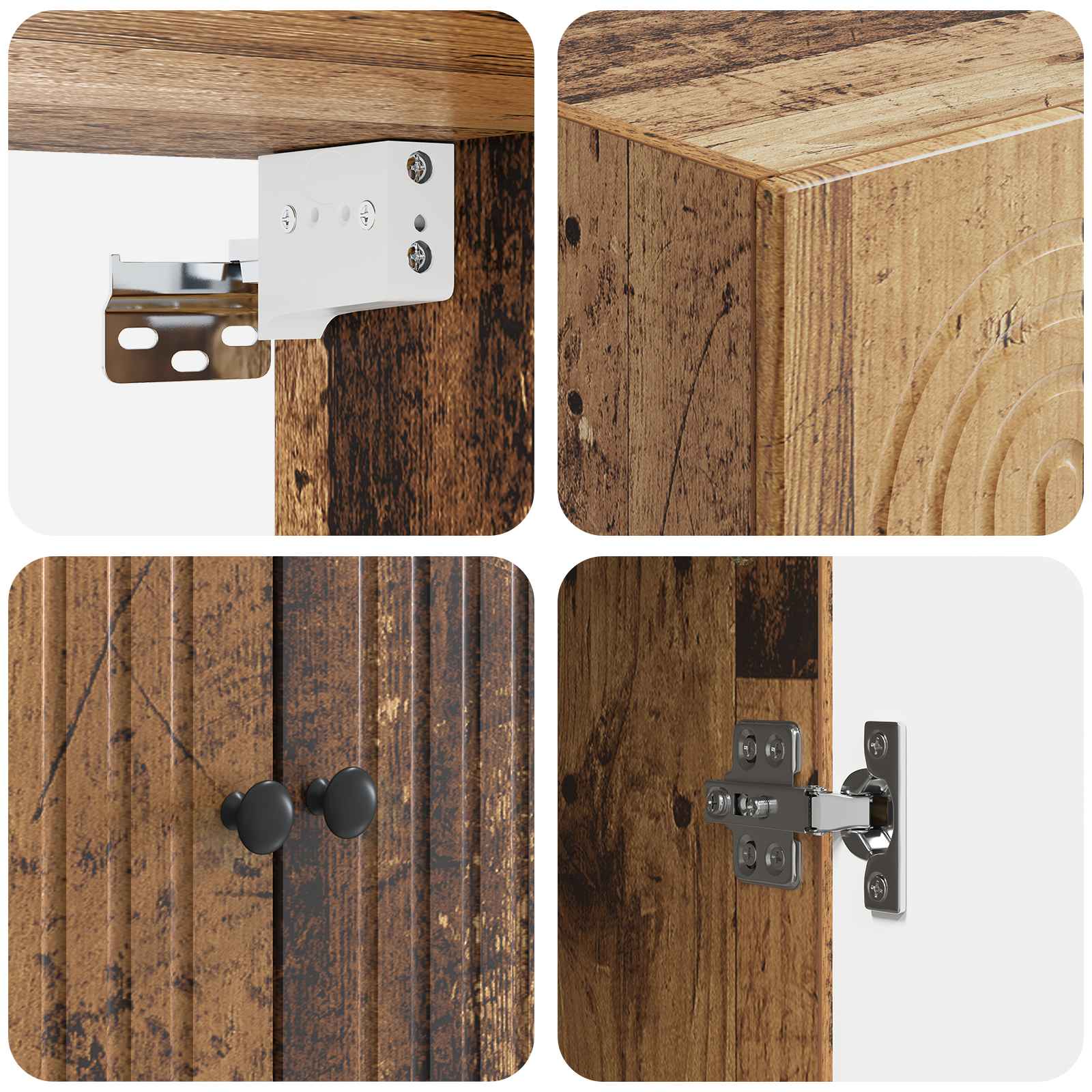 Σέτ Ντουλαπιών 2 pcs 66 x 34,5 x 90 εκ Επεξεργασμένο Ξύλο - Pakobazaar
