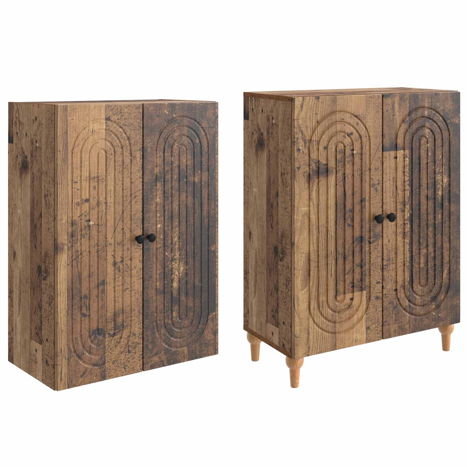 Σέτ Ντουλαπιών 2 pcs 66 x 34,5 x 90 εκ Επεξεργασμένο Ξύλο - Pakobazaar