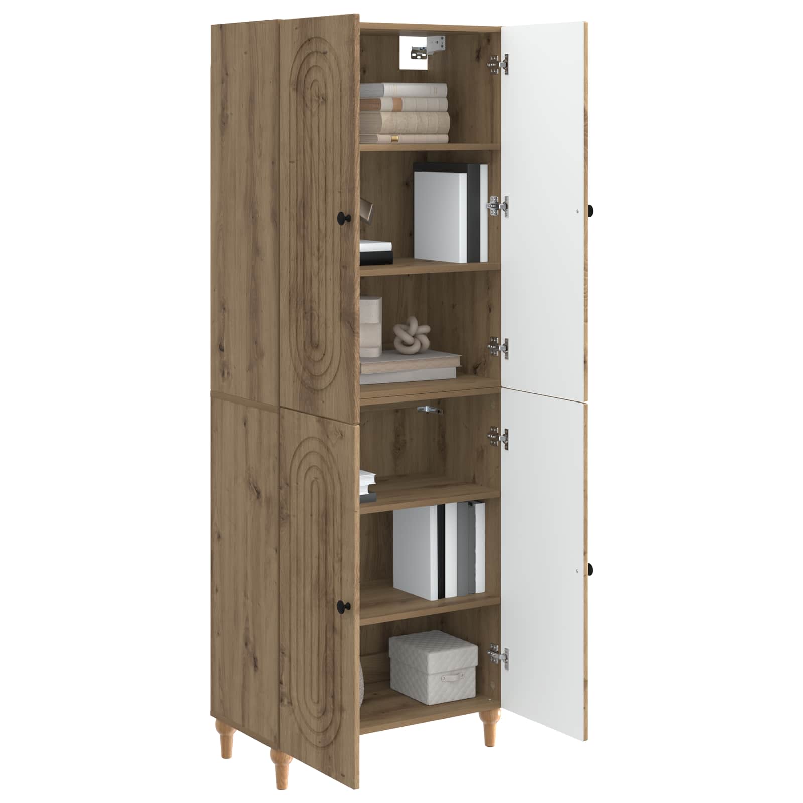 Σέτ Ντουλαπιών 2 pcs 66 x 34,5 x 90 εκ Επεξεργασμένο Ξύλο - Pakobazaar