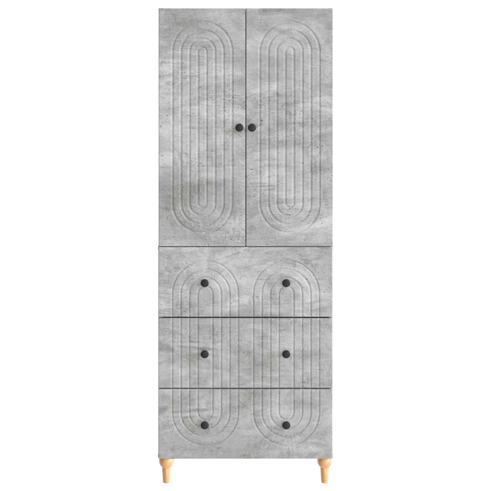 Σέτ Ντουλαπιών 2 pcs 66 x 34,5 x 90 εκ Επεξεργασμένο Ξύλο - Pakobazaar