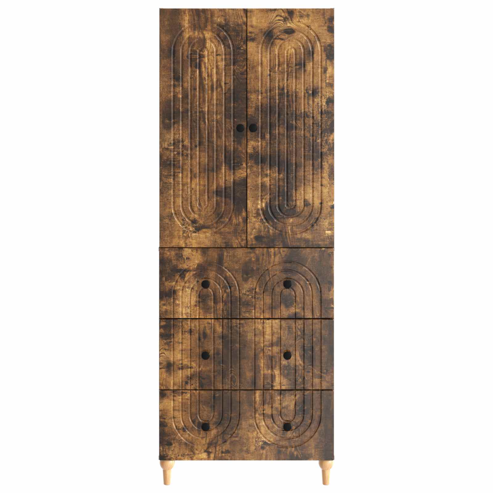Σέτ Ντουλαπιών 2 pcs 66 x 34,5 x 90 εκ Επεξεργασμένο Ξύλο - Pakobazaar