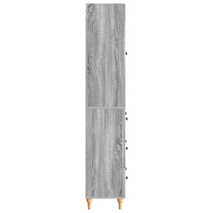 Σέτ Ντουλαπιών 2 pcs Γκρι Sonoma 66 x 34,5 x 90 εκ - Pakobazaar