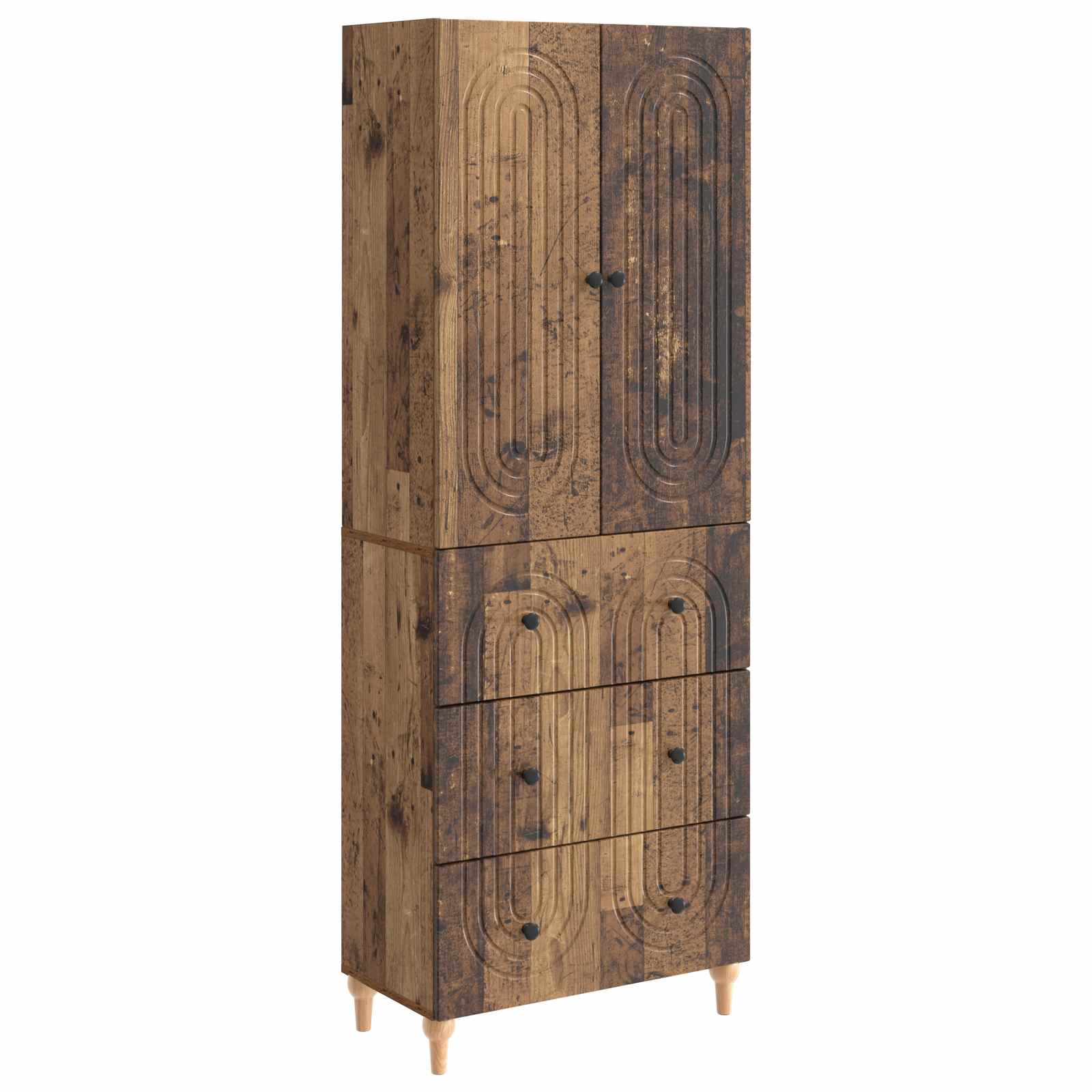 Σέτ Ντουλαπιών 2 pcs 66 x 34,5 x 90 εκ Επεξεργασμένο Ξύλο - Pakobazaar