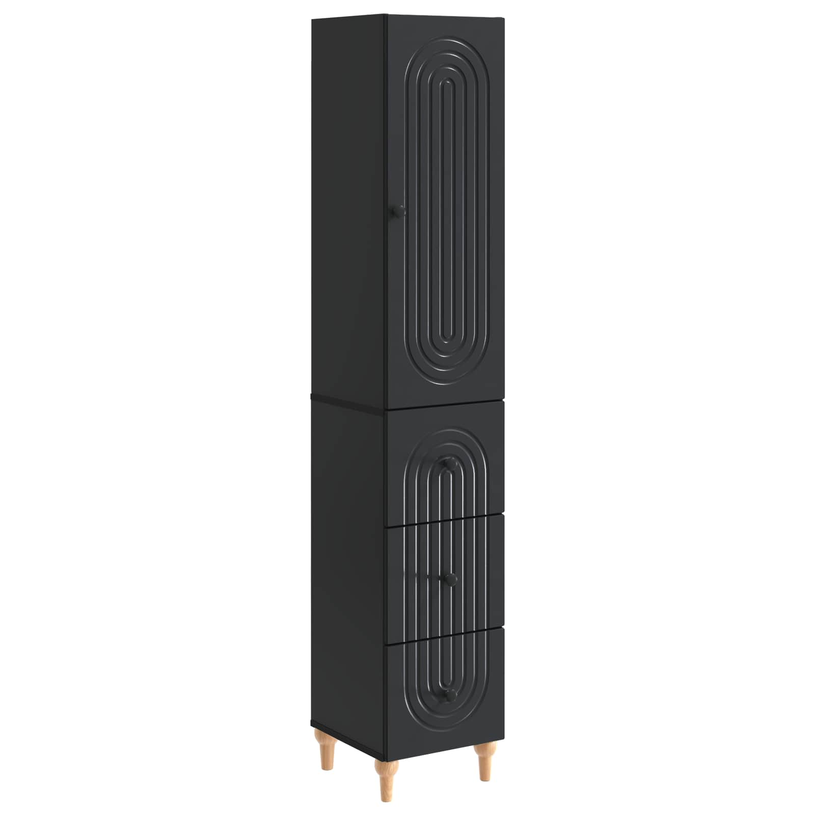 Σέτ Ντουλαπιών 2 pcs 33 x 34,5 x 90 εκ Επεξεργασμένο Ξύλο - Pakobazaar