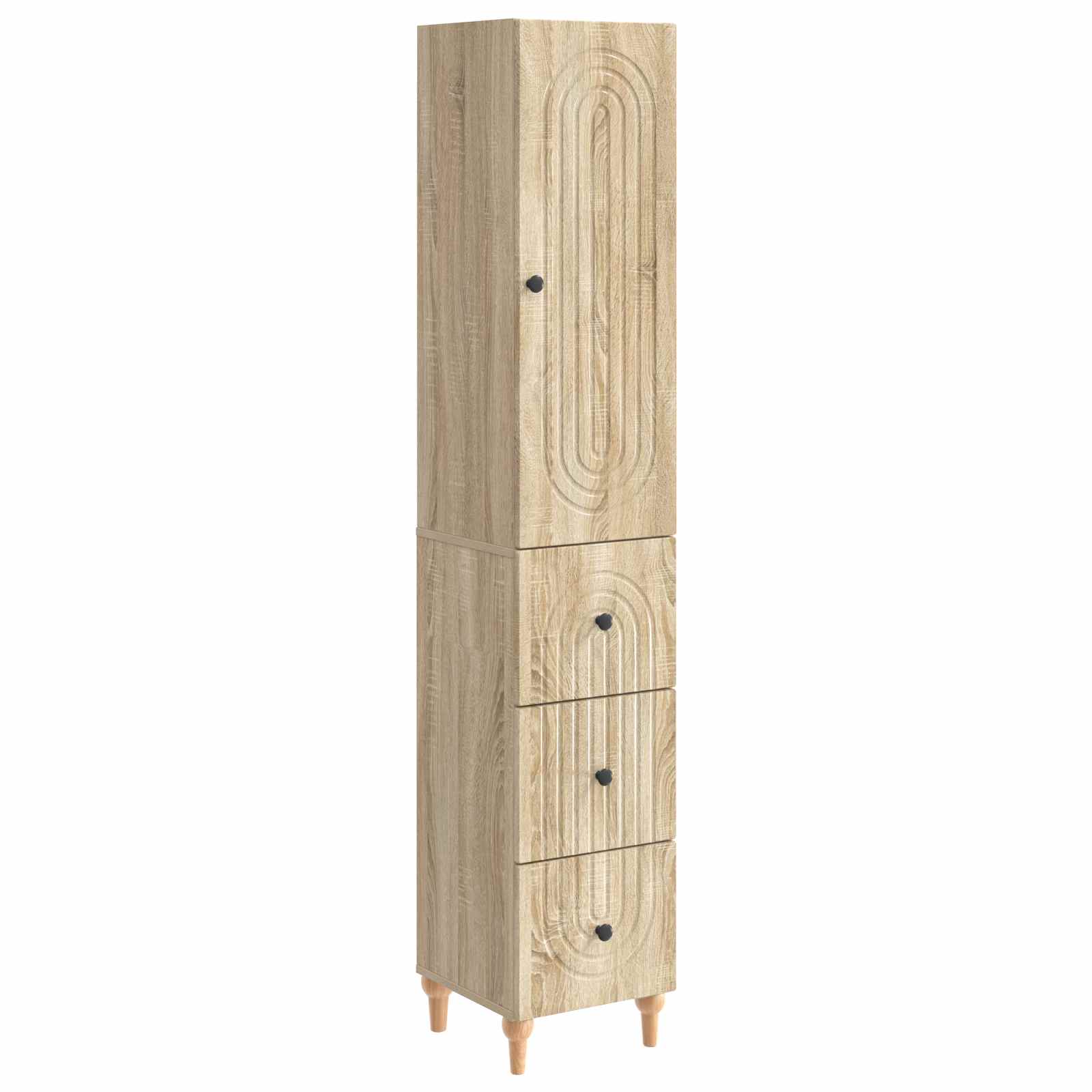 Σέτ Ντουλαπιών 2 pcs 33 x 34,5 x 90 εκ Επεξεργασμένο Ξύλο - Pakobazaar