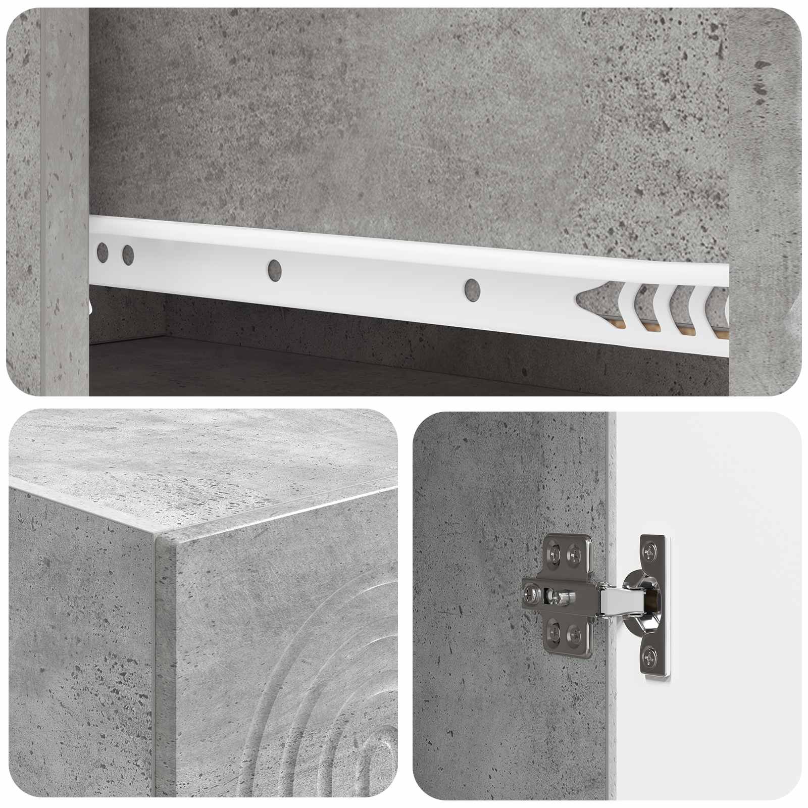 Σέτ Ντουλαπιών 2 pcs 33 x 34,5 x 90 εκ Επεξεργασμένο Ξύλο - Pakobazaar