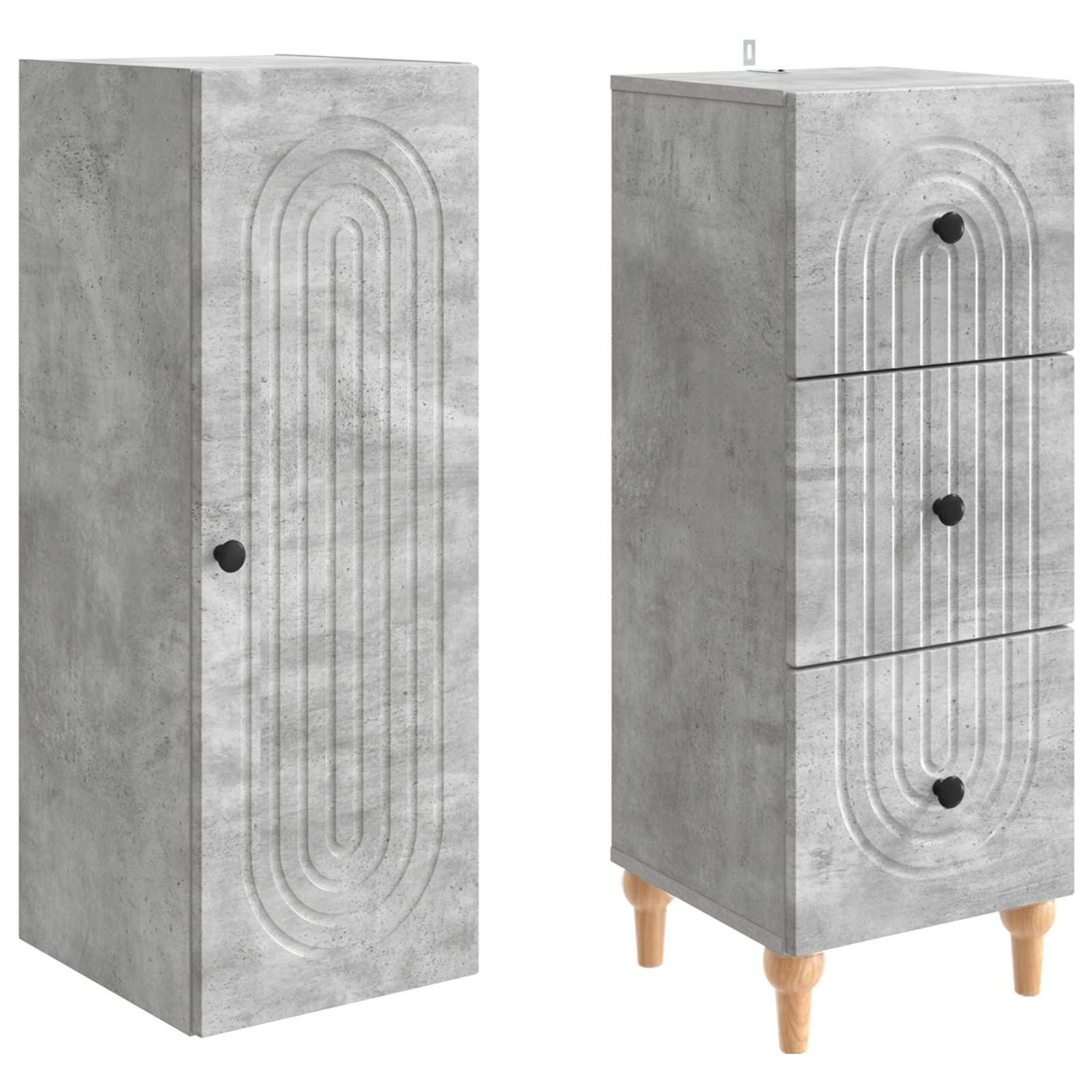 Σέτ Ντουλαπιών 2 pcs 33 x 34,5 x 90 εκ Επεξεργασμένο Ξύλο - Pakobazaar