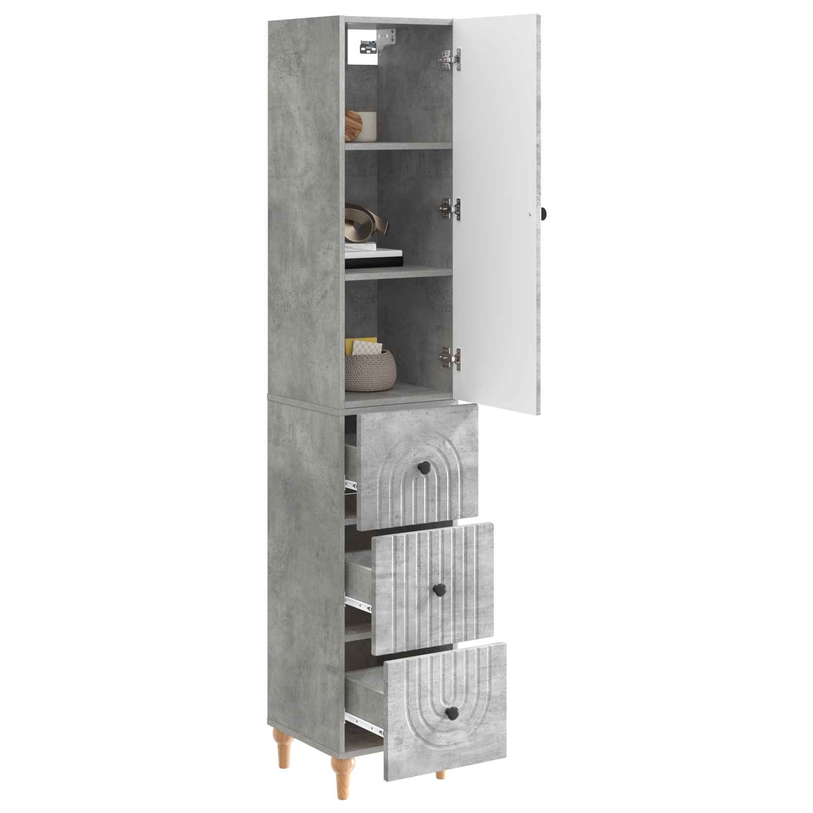 Σέτ Ντουλαπιών 2 pcs 33 x 34,5 x 90 εκ Επεξεργασμένο Ξύλο - Pakobazaar