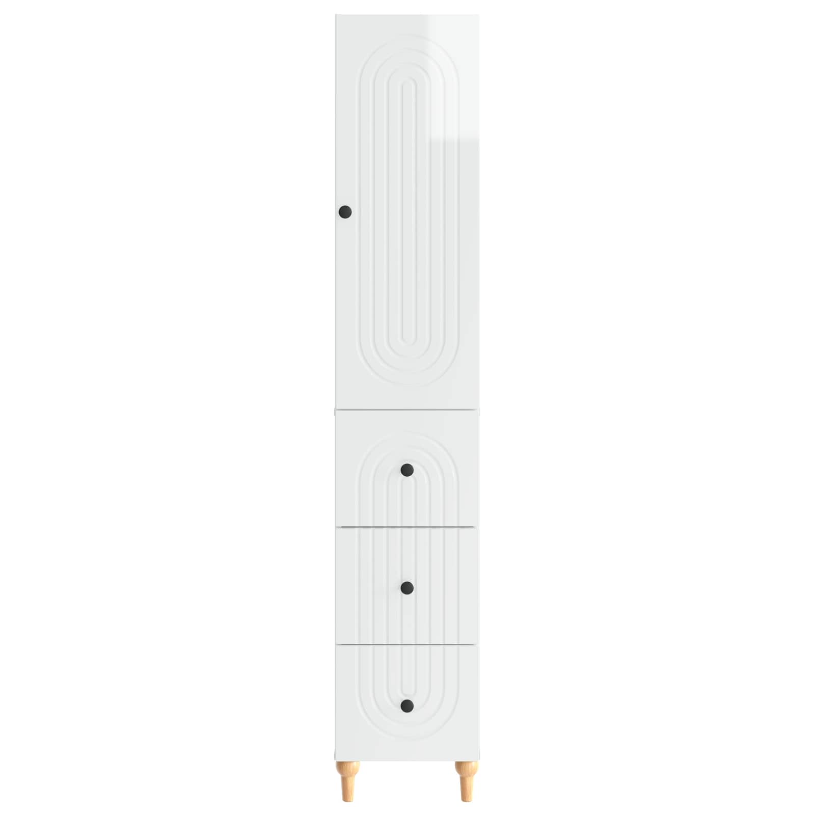 Σέτ Ντουλαπιών 2 pcs 33 x 34,5 x 90 εκ Επεξεργασμένο Ξύλο - Pakobazaar