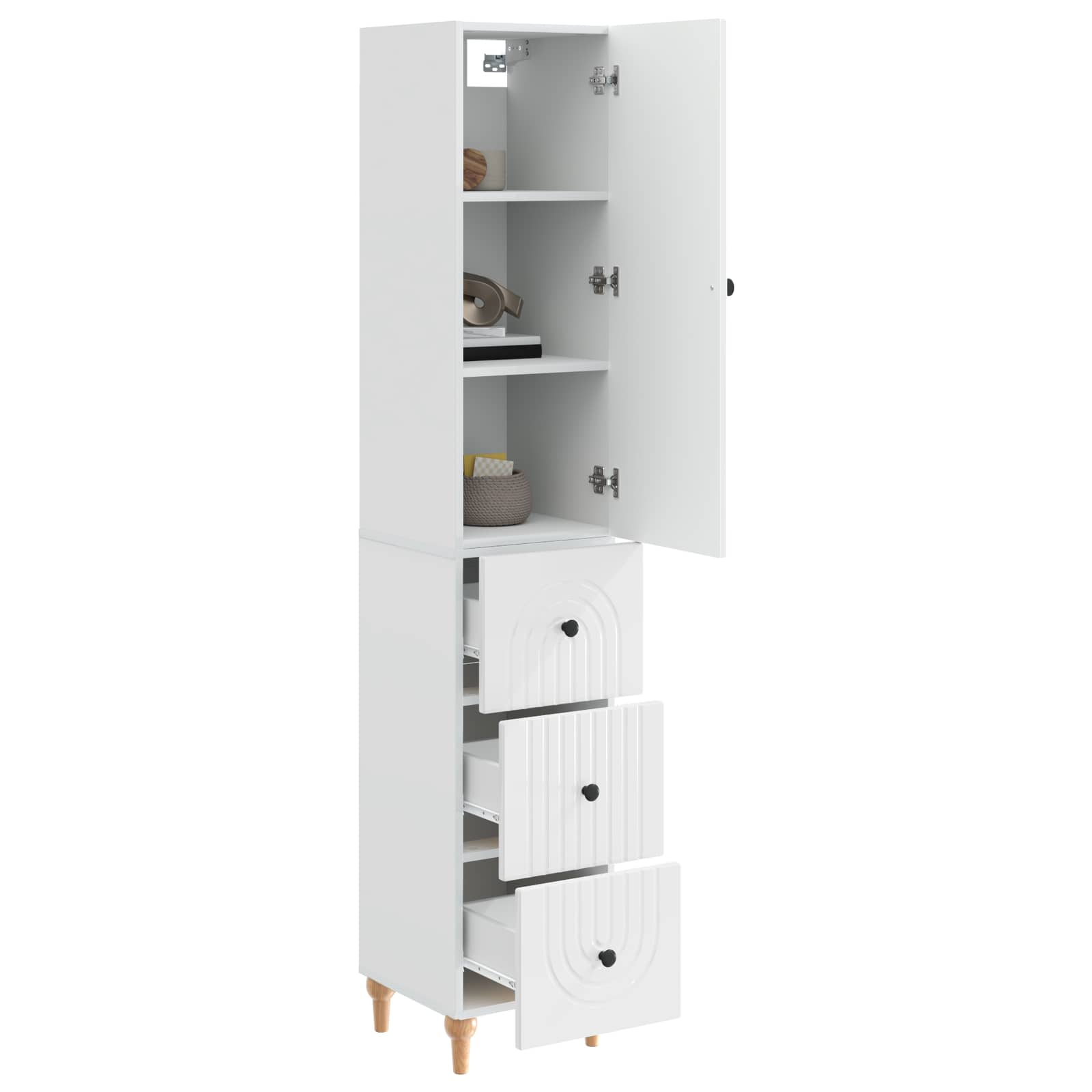 Σέτ Ντουλαπιών 2 pcs 33 x 34,5 x 90 εκ Επεξεργασμένο Ξύλο - Pakobazaar