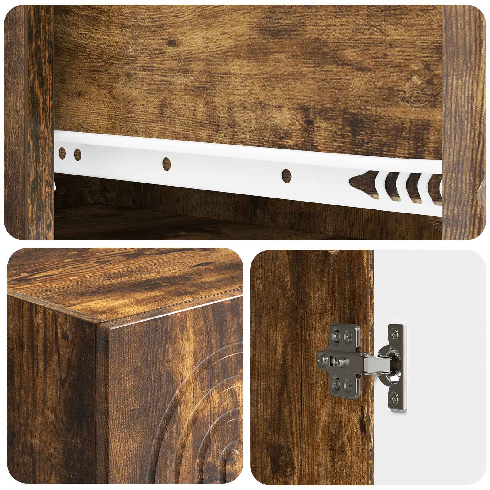 Σέτ Ντουλαπιών 2 pcs 33 x 34,5 x 90 εκ Επεξεργασμένο Ξύλο - Pakobazaar