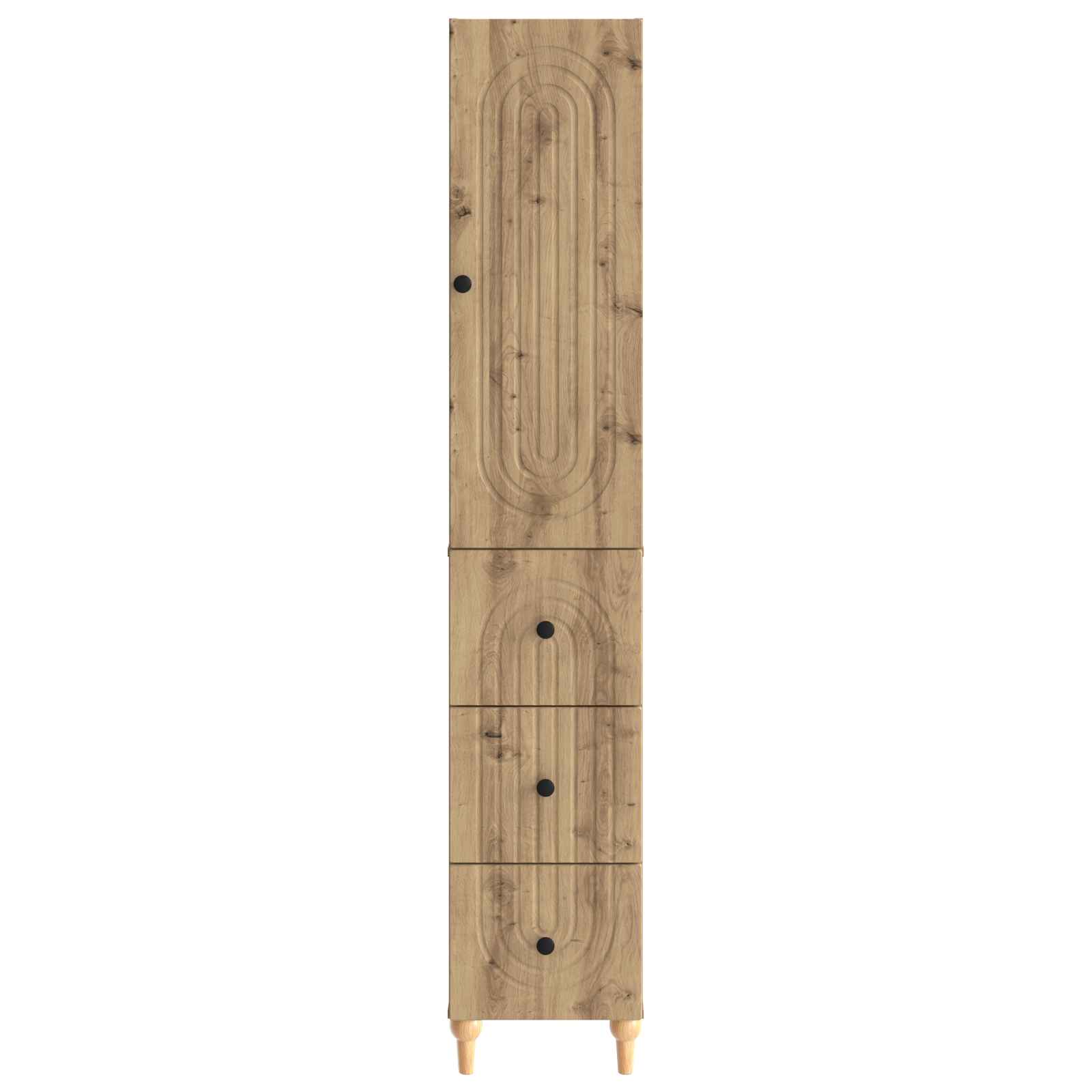 Σέτ Ντουλαπιών 2 pcs 33 x 34,5 x 90 εκ Επεξεργασμένο Ξύλο - Pakobazaar