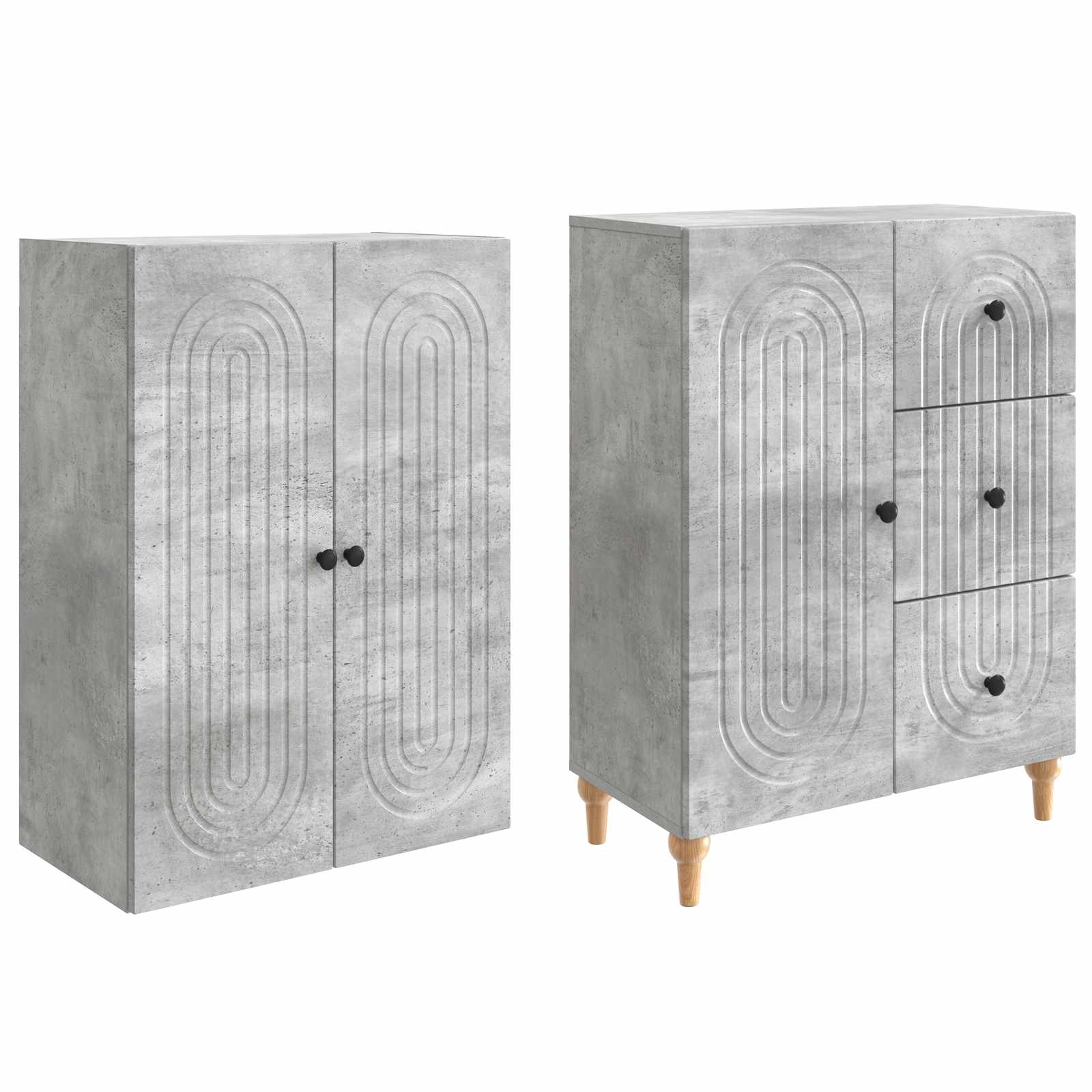 Σέτ Ντουλαπιών 2 pcs 66 x 34,5 x 90 εκ Επεξεργασμένο Ξύλο - Pakobazaar