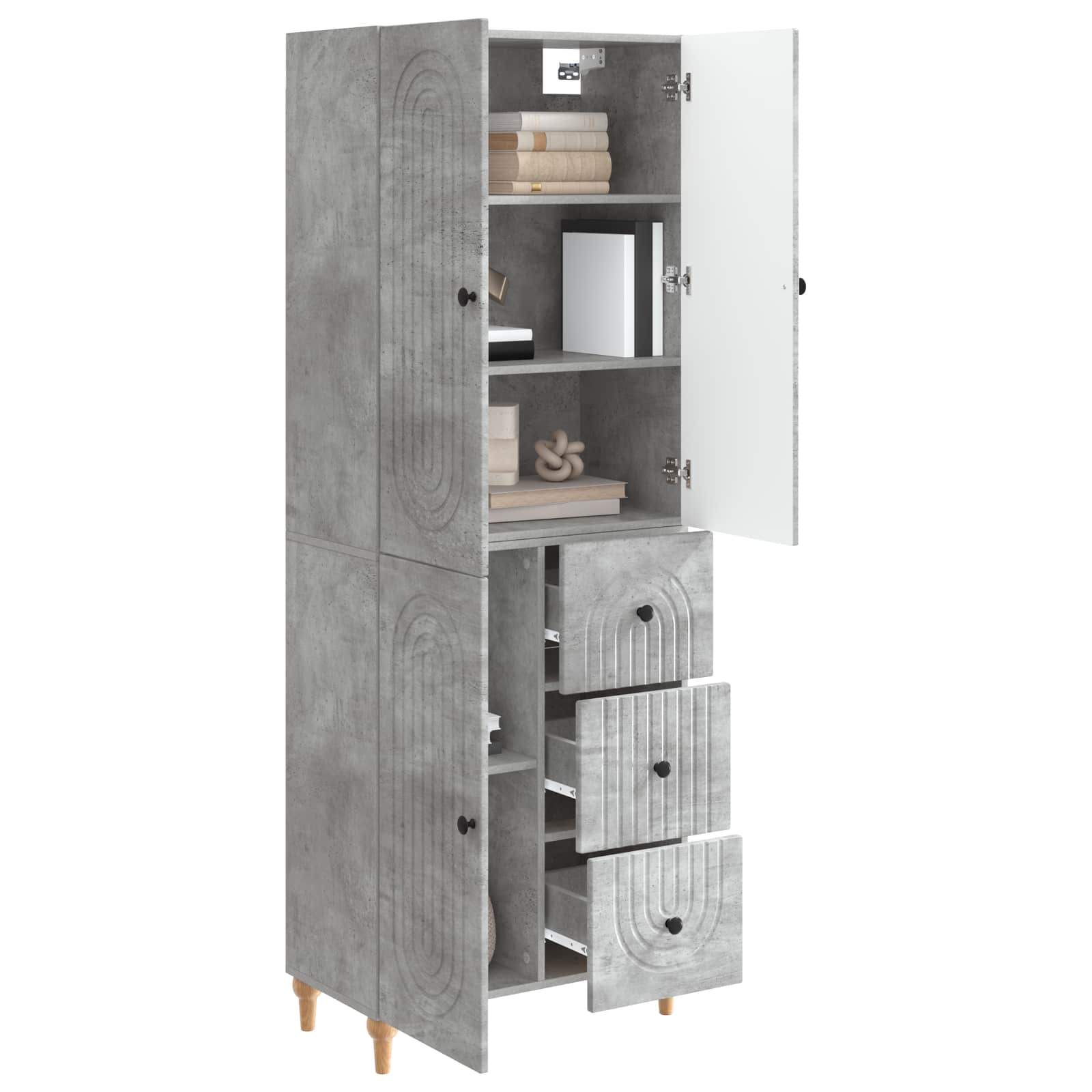 Σέτ Ντουλαπιών 2 pcs 66 x 34,5 x 90 εκ Επεξεργασμένο Ξύλο - Pakobazaar