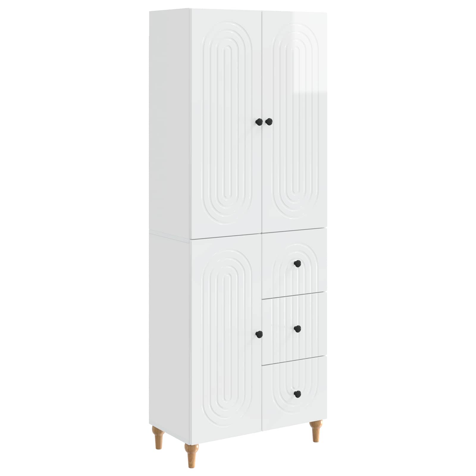 Σέτ Ντουλαπιών 2 pcs 66 x 34,5 x 90 εκ Επεξεργασμένο Ξύλο - Pakobazaar