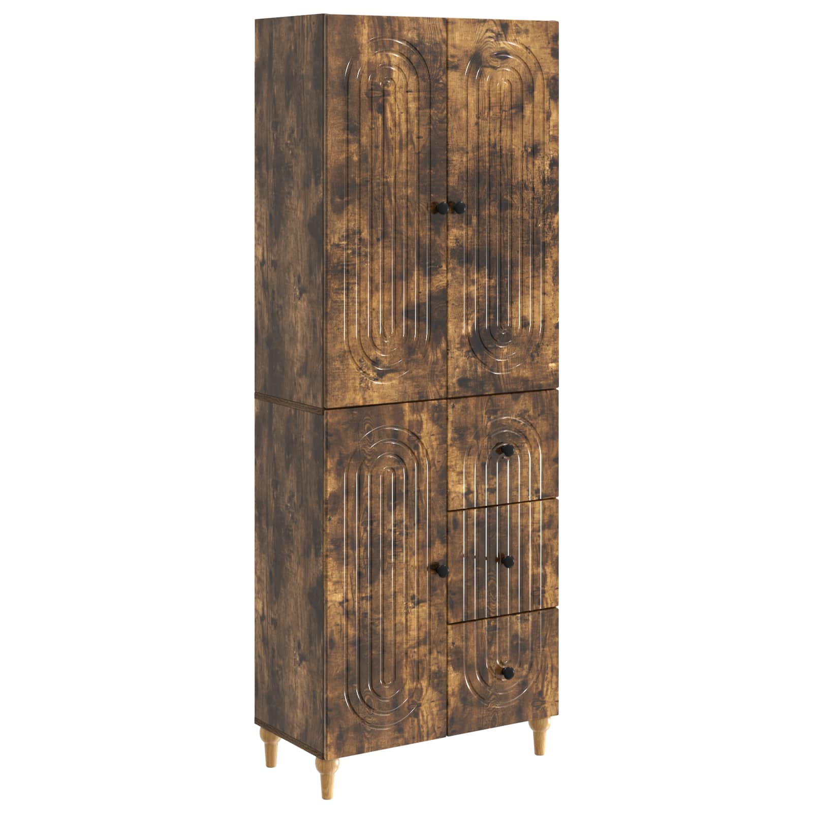 Σέτ Ντουλαπιών 2 pcs 66 x 34,5 x 90 εκ Επεξεργασμένο Ξύλο - Pakobazaar