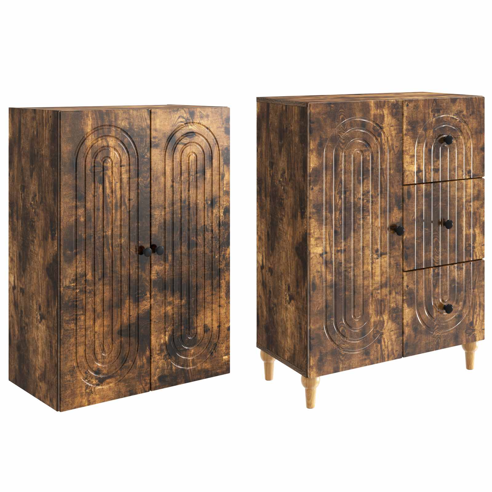 Σέτ Ντουλαπιών 2 pcs 66 x 34,5 x 90 εκ Επεξεργασμένο Ξύλο - Pakobazaar