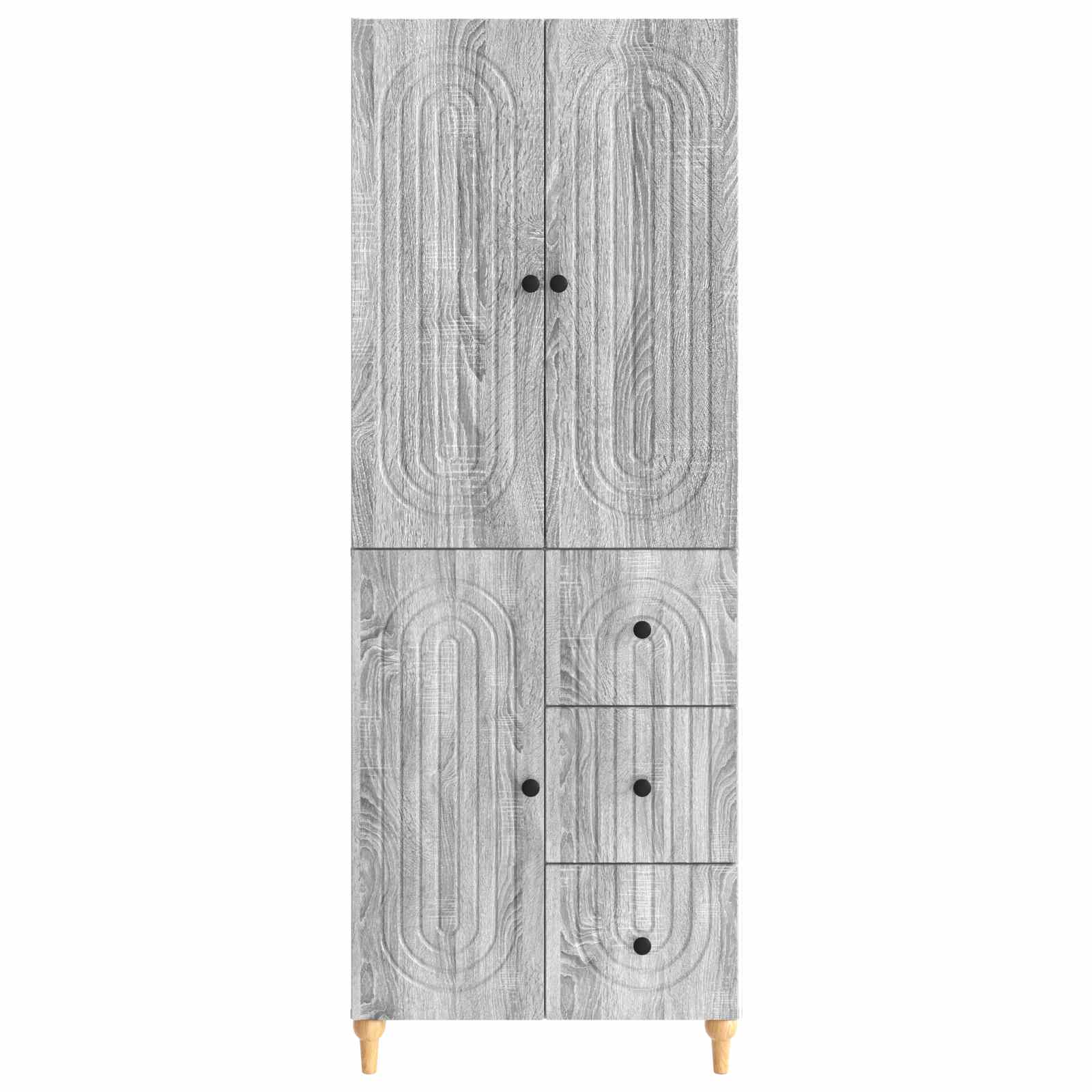 Σέτ Ντουλαπιών 2 pcs 66 x 34,5 x 90 εκ Επεξεργασμένο Ξύλο - Pakobazaar