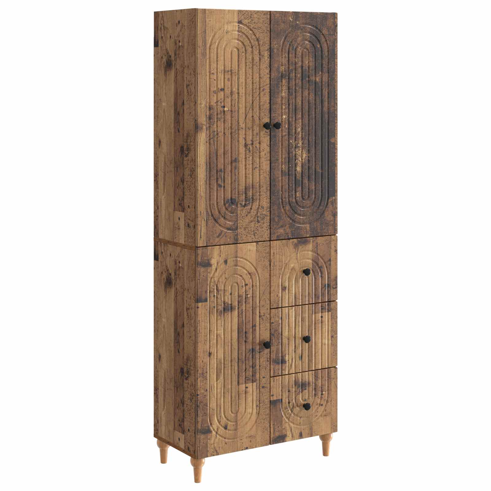 Σέτ Ντουλαπιών 2 pcs 66 x 34,5 x 90 εκ Επεξεργασμένο Ξύλο - Pakobazaar
