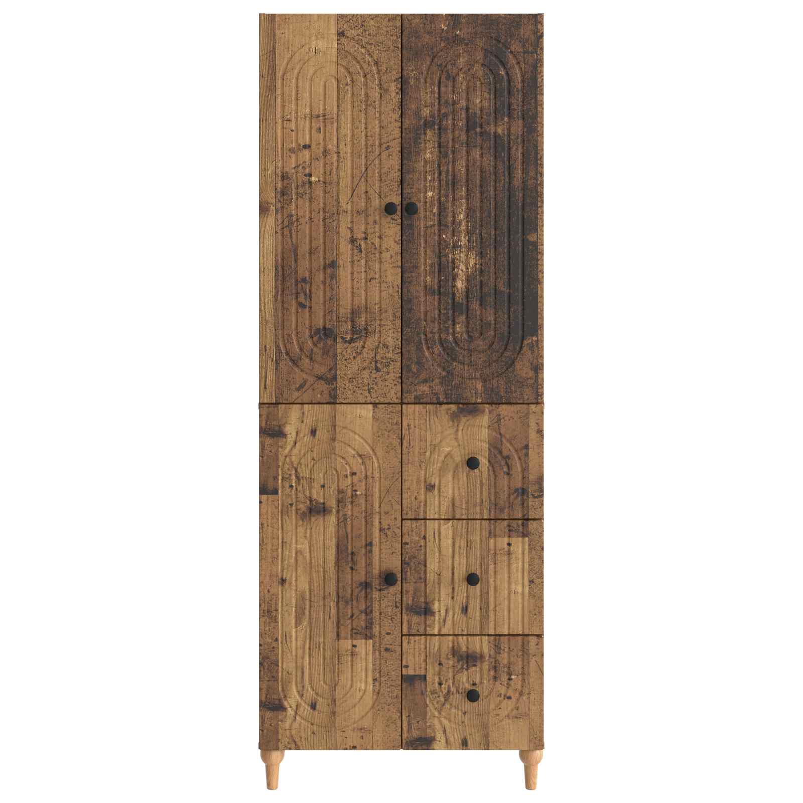 Σέτ Ντουλαπιών 2 pcs 66 x 34,5 x 90 εκ Επεξεργασμένο Ξύλο - Pakobazaar