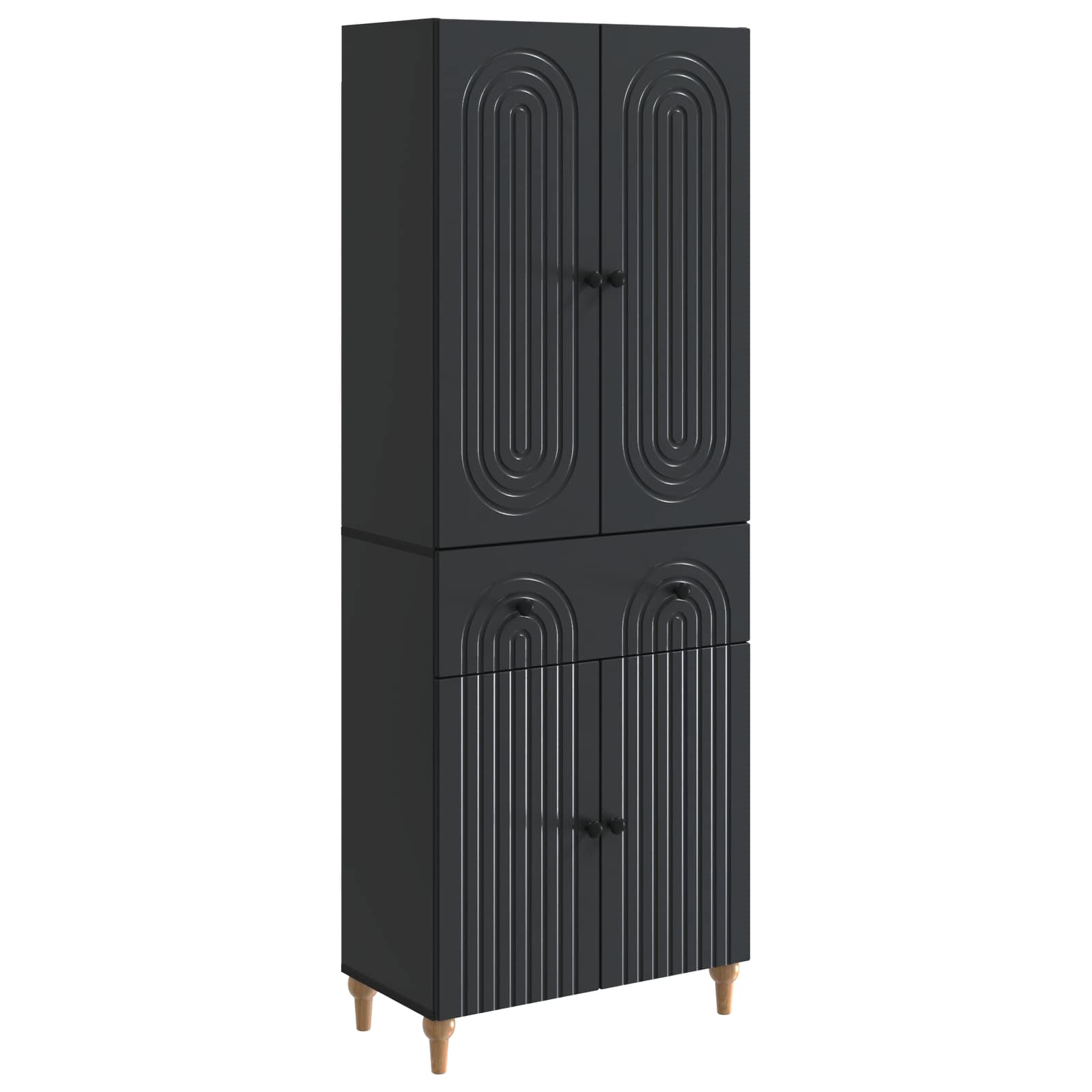 Σέτ Ντουλαπιών 2 pcs 66 x 34,5 x 90 εκ Επεξεργασμένο Ξύλο - Pakobazaar