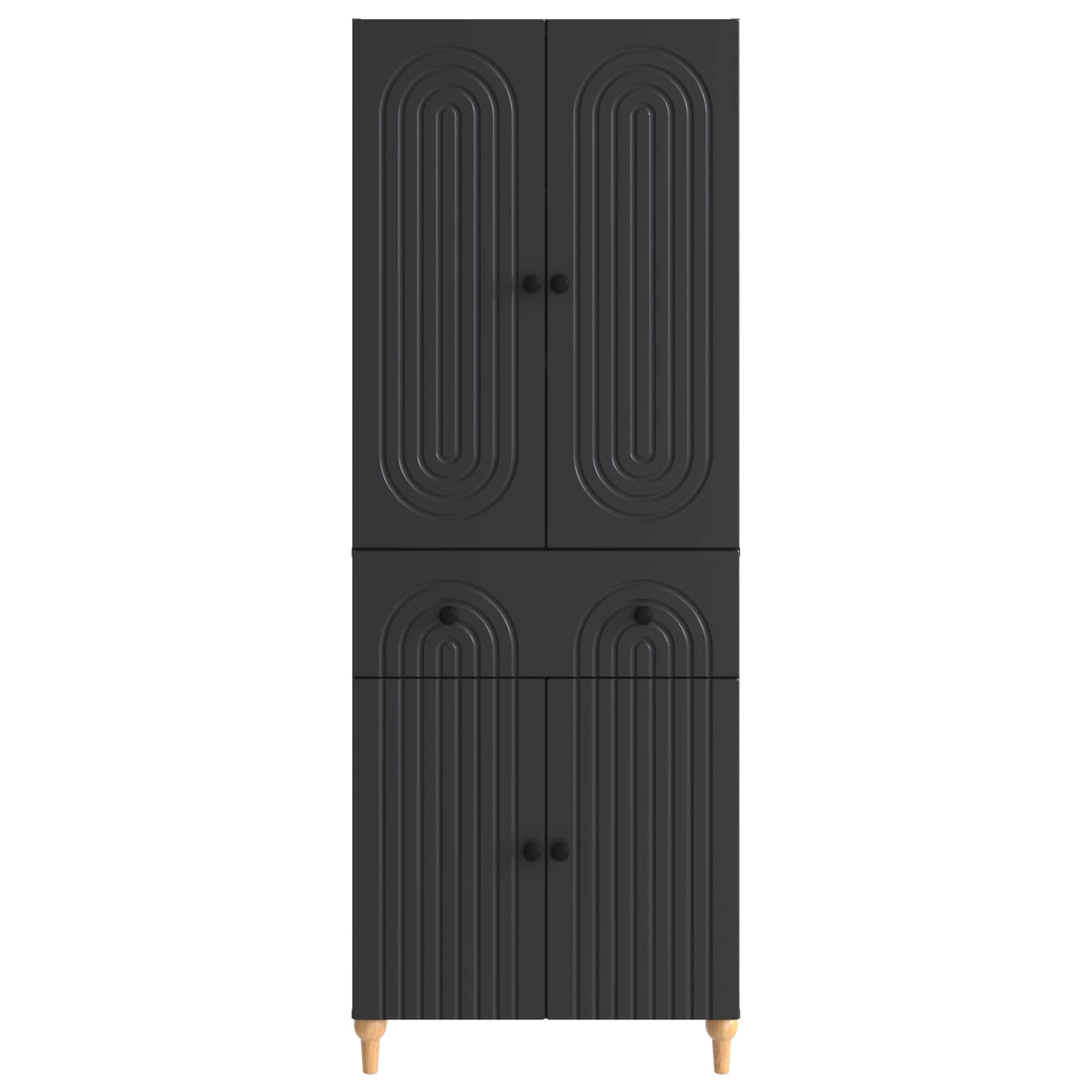 Σέτ Ντουλαπιών 2 pcs 66 x 34,5 x 90 εκ Επεξεργασμένο Ξύλο - Pakobazaar